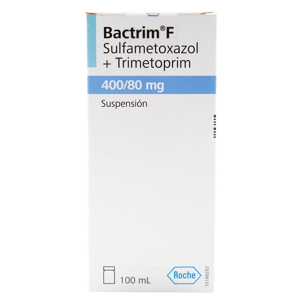 BACTRIM F 80/400 mg, suspensión 100 mL (3%+)