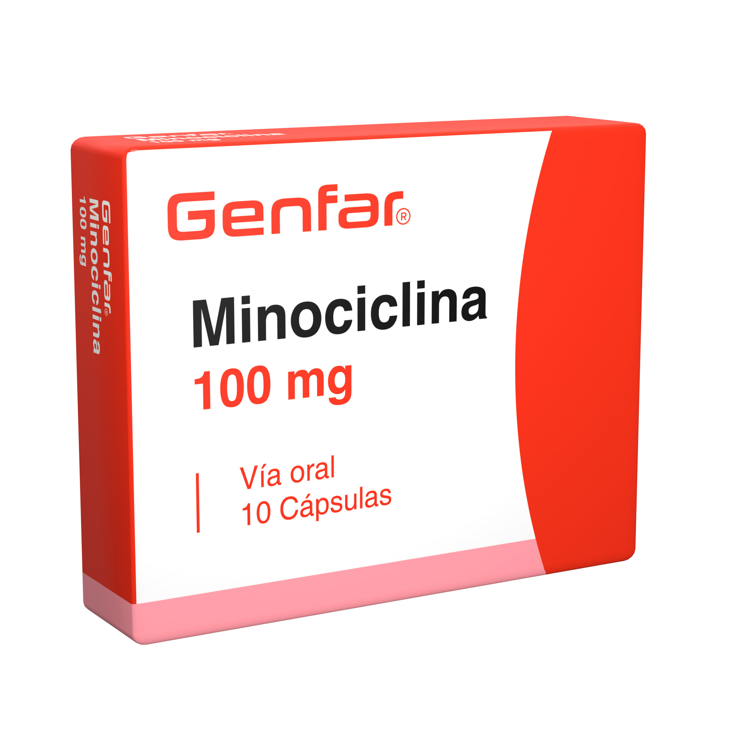 MINOCICLINA 100 mg – 10 tabletas – GF MINOCICLINA