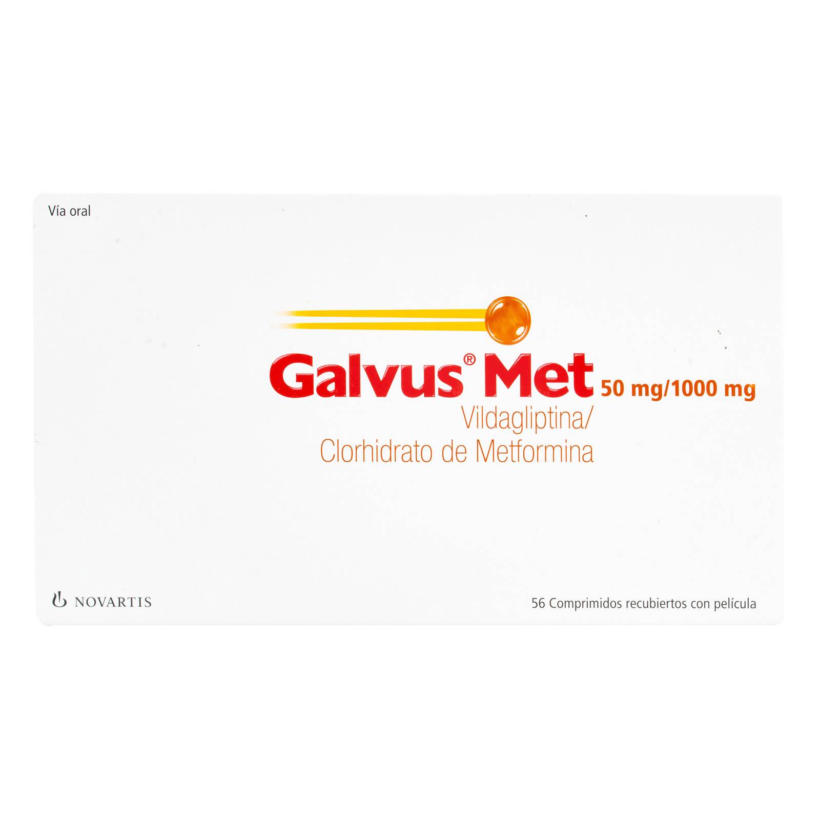 GALVUS MET 50/1000 mg – 56 comprimidos (vildagliptina/metformina)