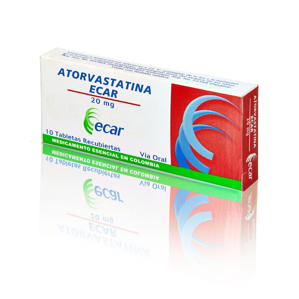 Atorvastatina 20 mg EC 10 tabletas