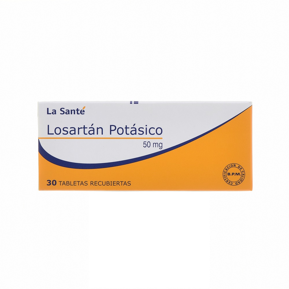 Losartán 50 mg – 30 tabletas | LA SANTE