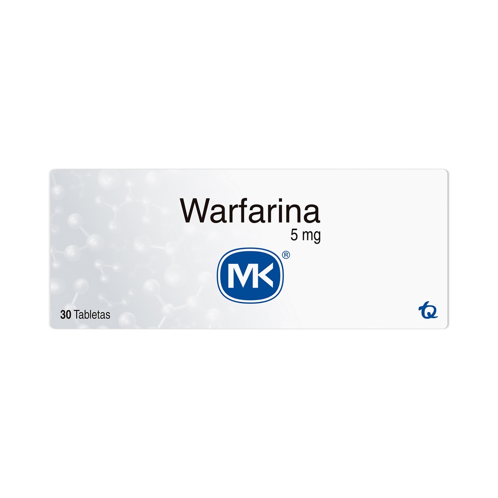 Warfarina 5 mg – 30 tabletas
