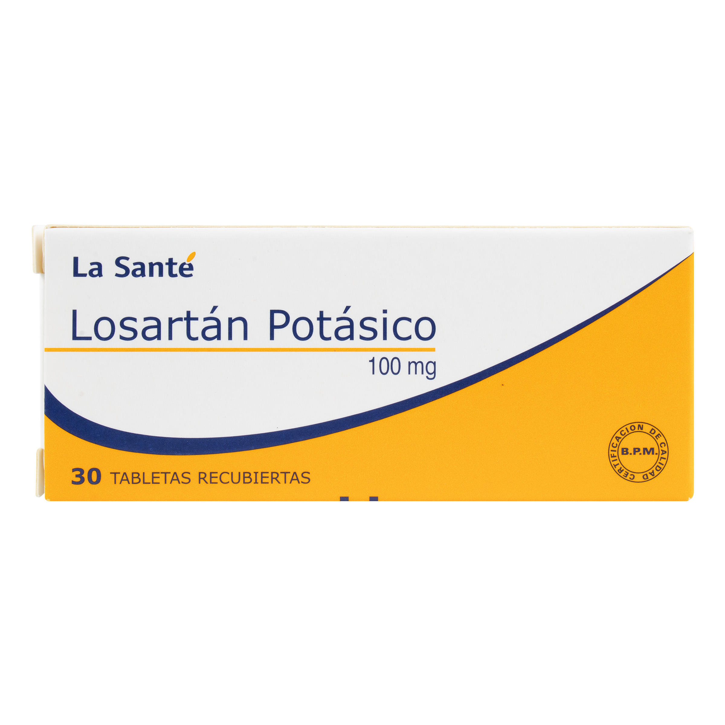Losartán Potásico 100 mg - 30 tabletas | LA SANTE