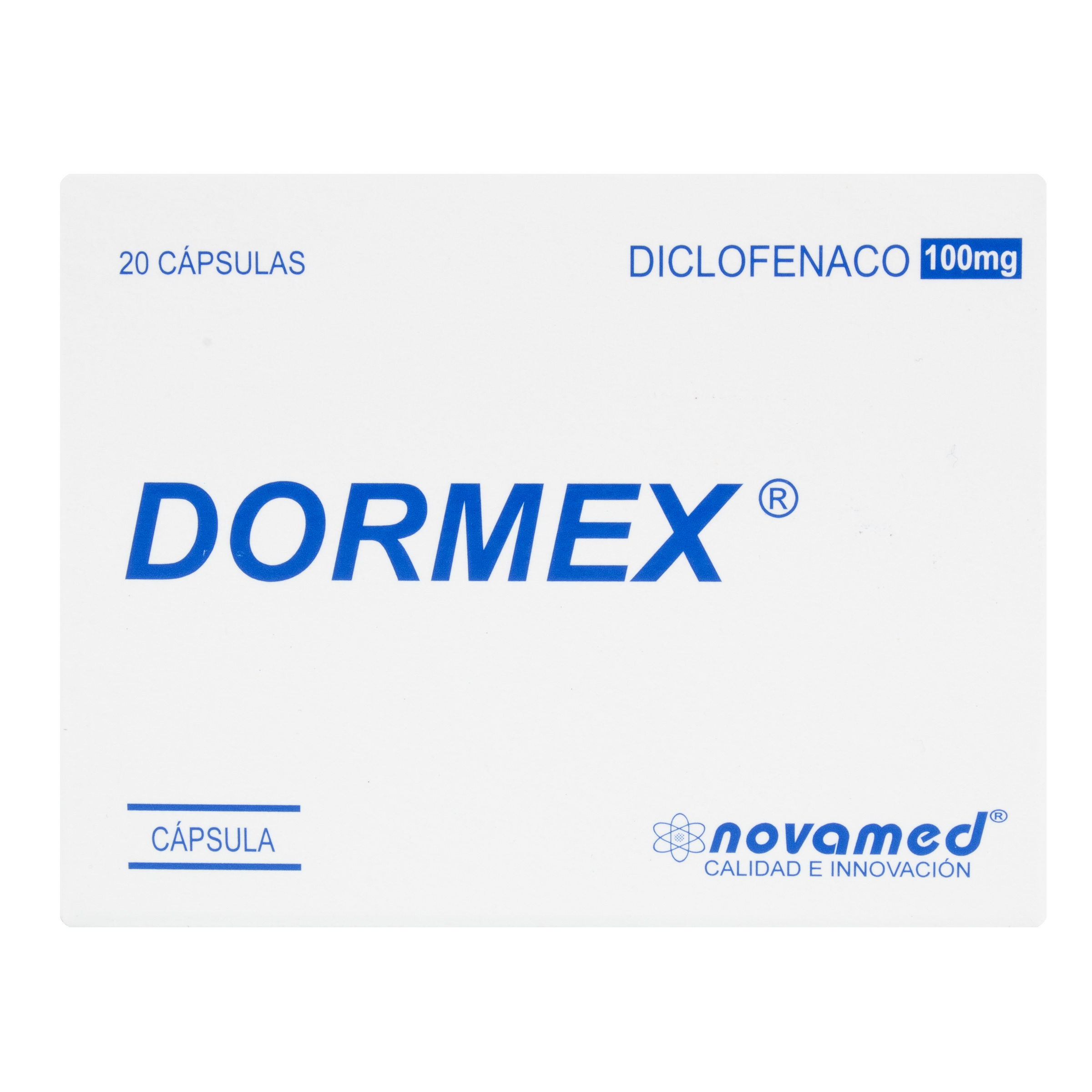 Diclofenaco sodico Dormex 100 mg – 20 cápsulas