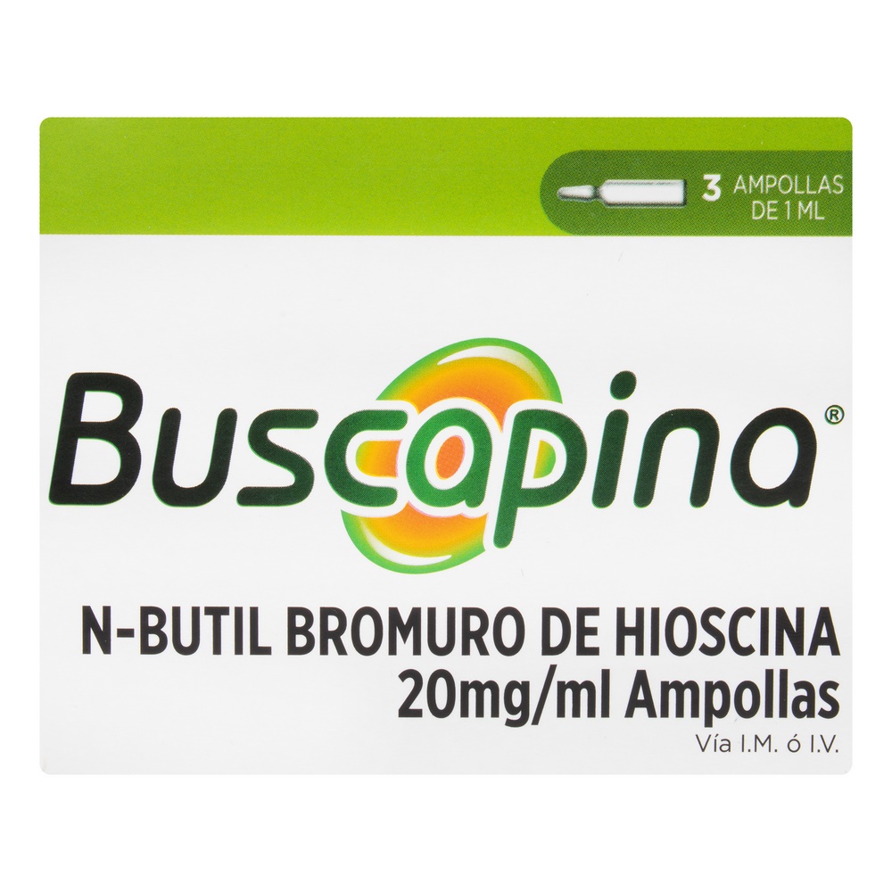 Buscapina 20 mg/mL – 3 ampollas