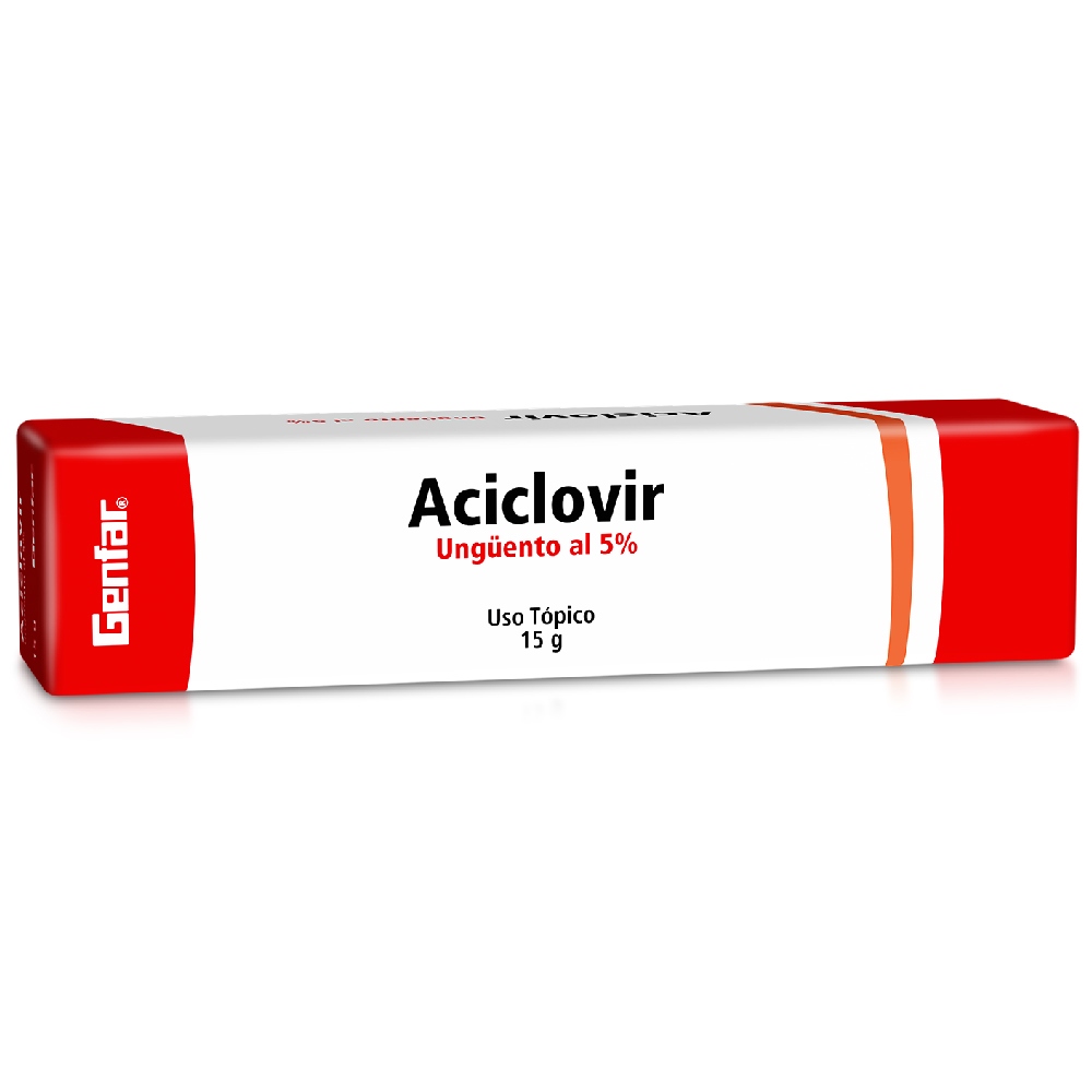 Aciclovir Ungüento Tópico 15 g Genfar