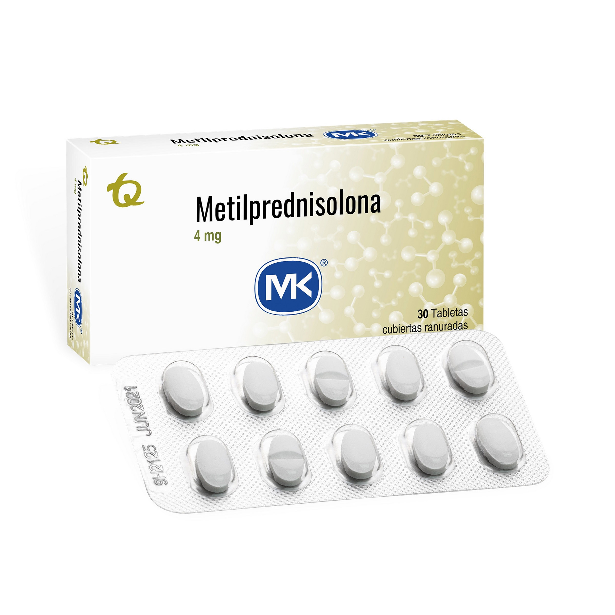 METILPREDNISOLONA 4 MG 30 TBS MK METILPREDNISOLONA