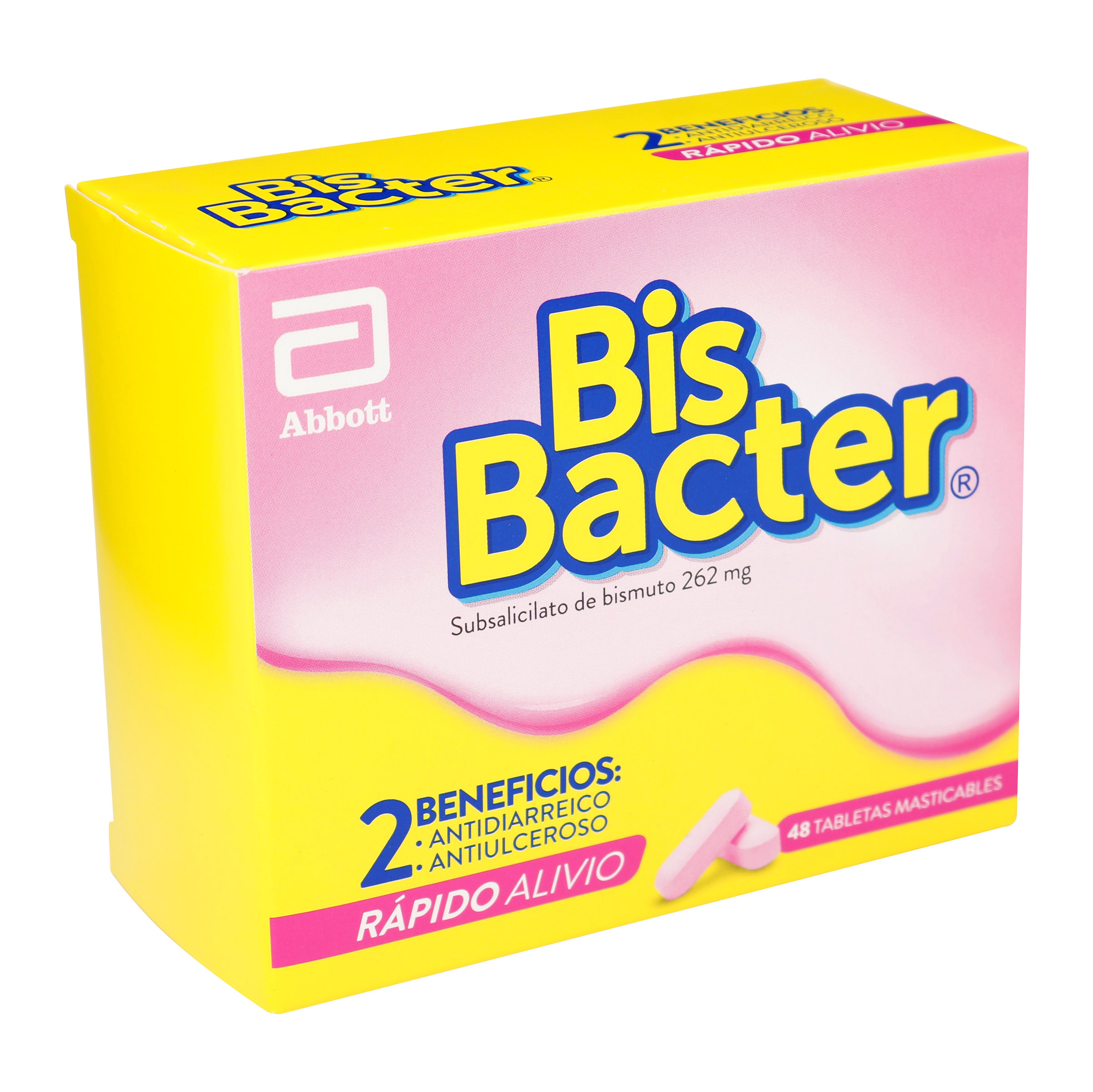 BISBACTER 262 mg - 48 tabletas
