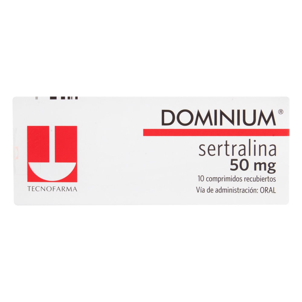 Dominium Sertralina 50 mg – 10 cápsulas