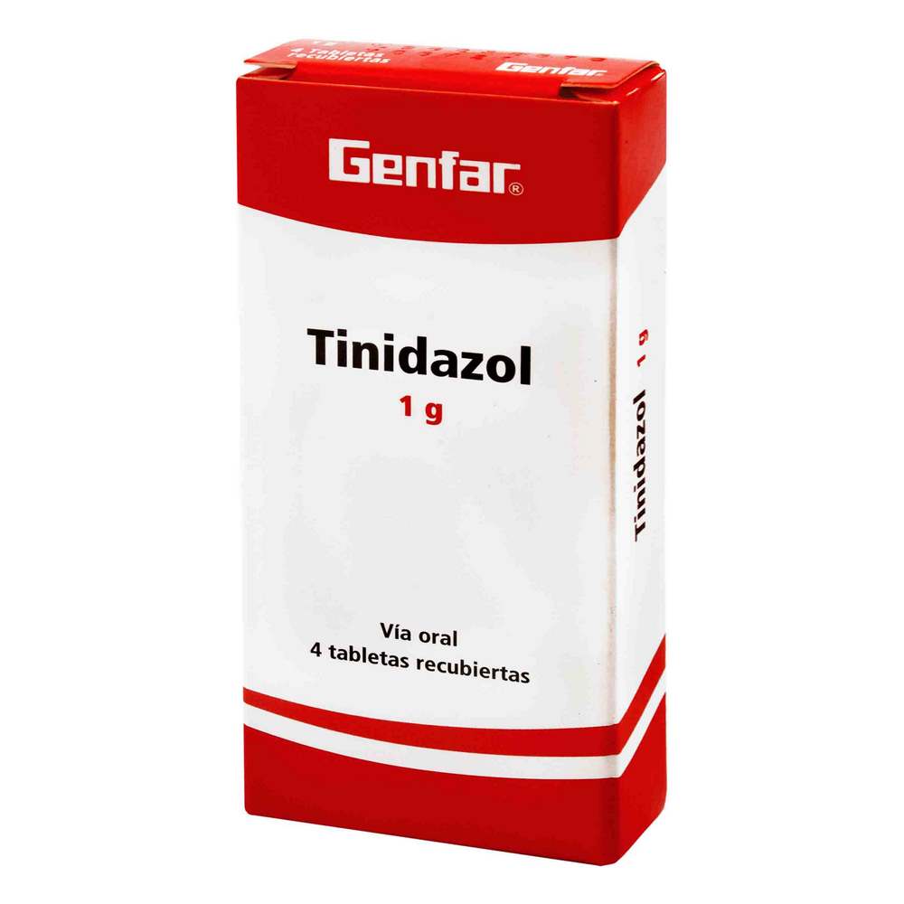 Tinidazol 1 g – 4 tabletas GENFAR