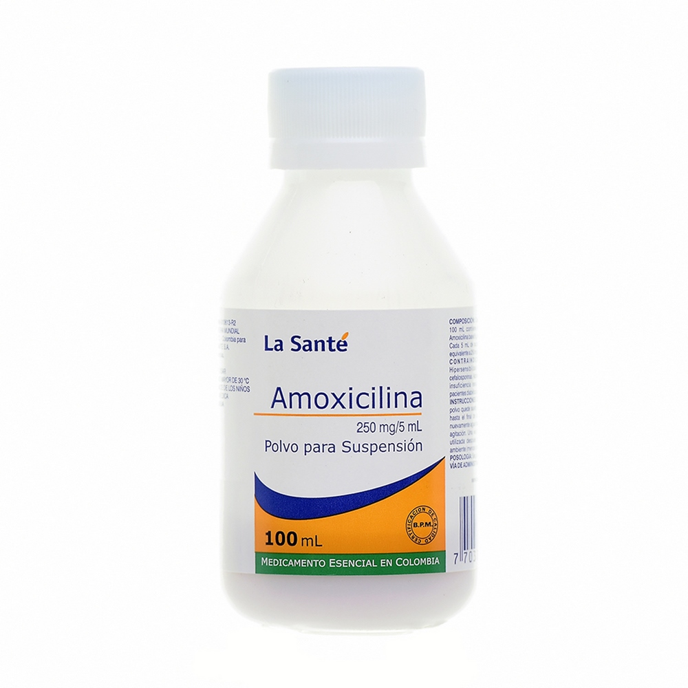 Amoxicilina 250 mg Suspensión 45 ml - LA SANTE