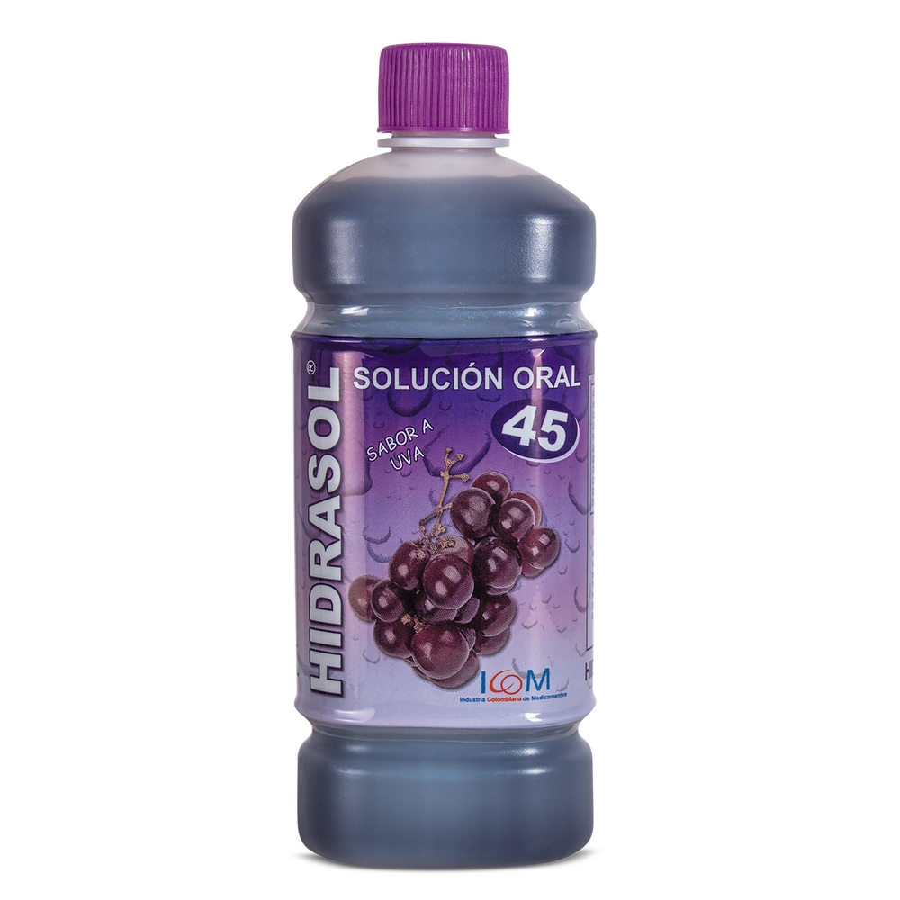 Hidrasol 45 Uva 500 ml – Suero Oral ICOM