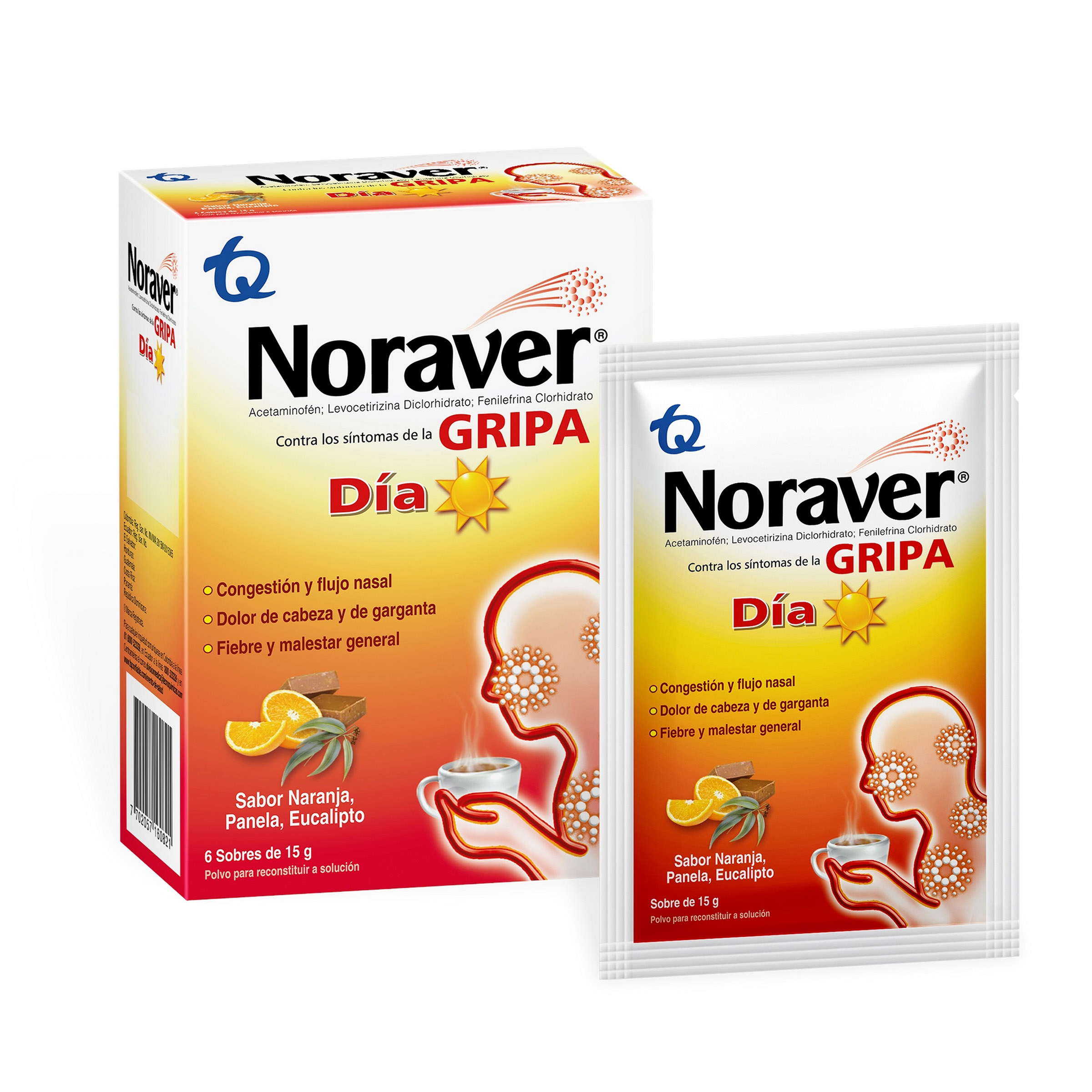 Noraver Gripa Día – 6 sobres 15 g