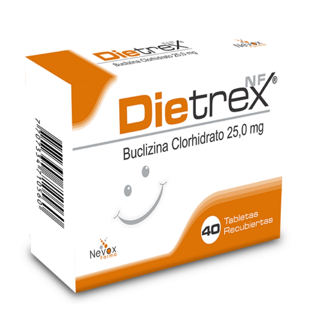 Dietrex 40 tabletas – Buclizina