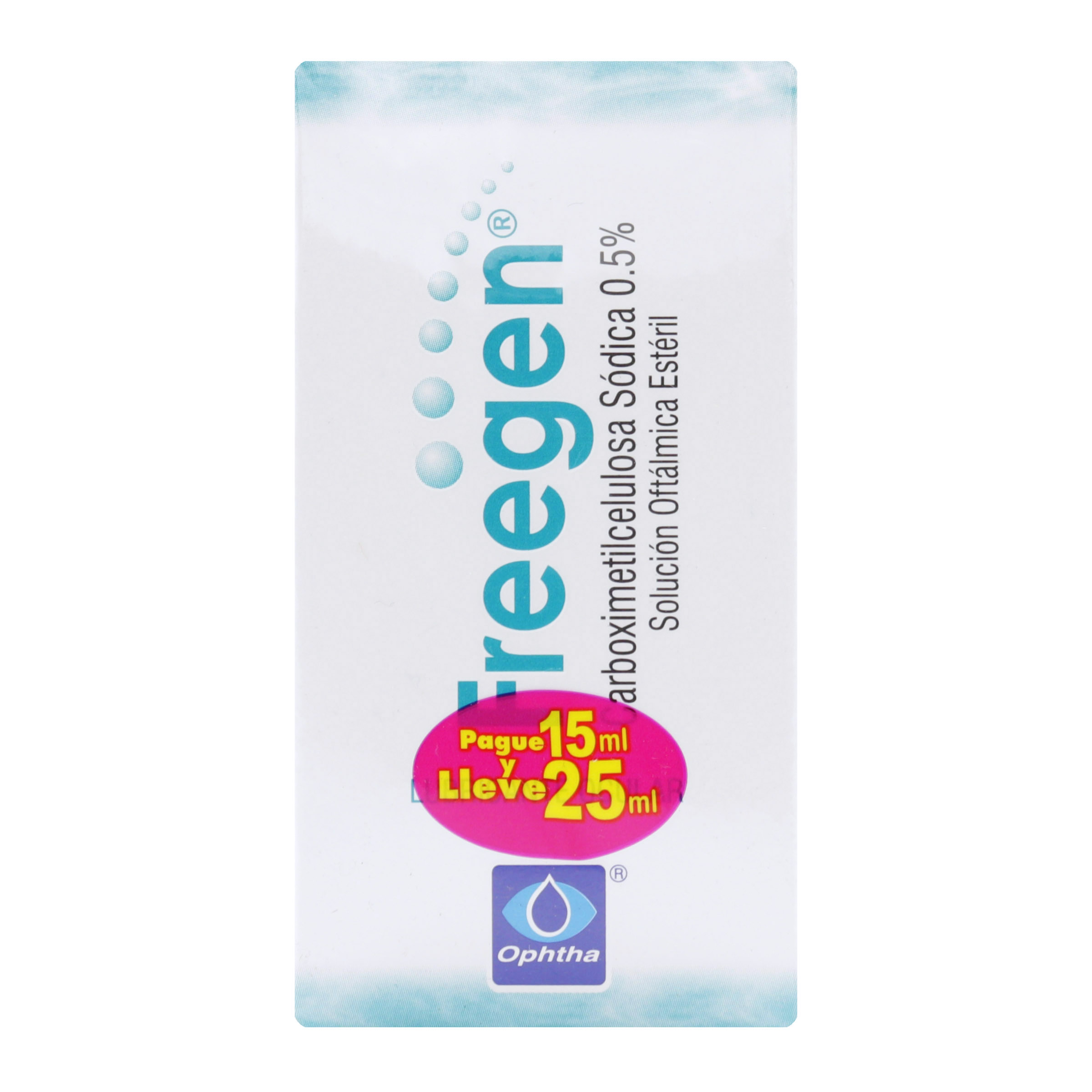 Gotas oculares Freegen 15 ml - Carboximetilcelulosa