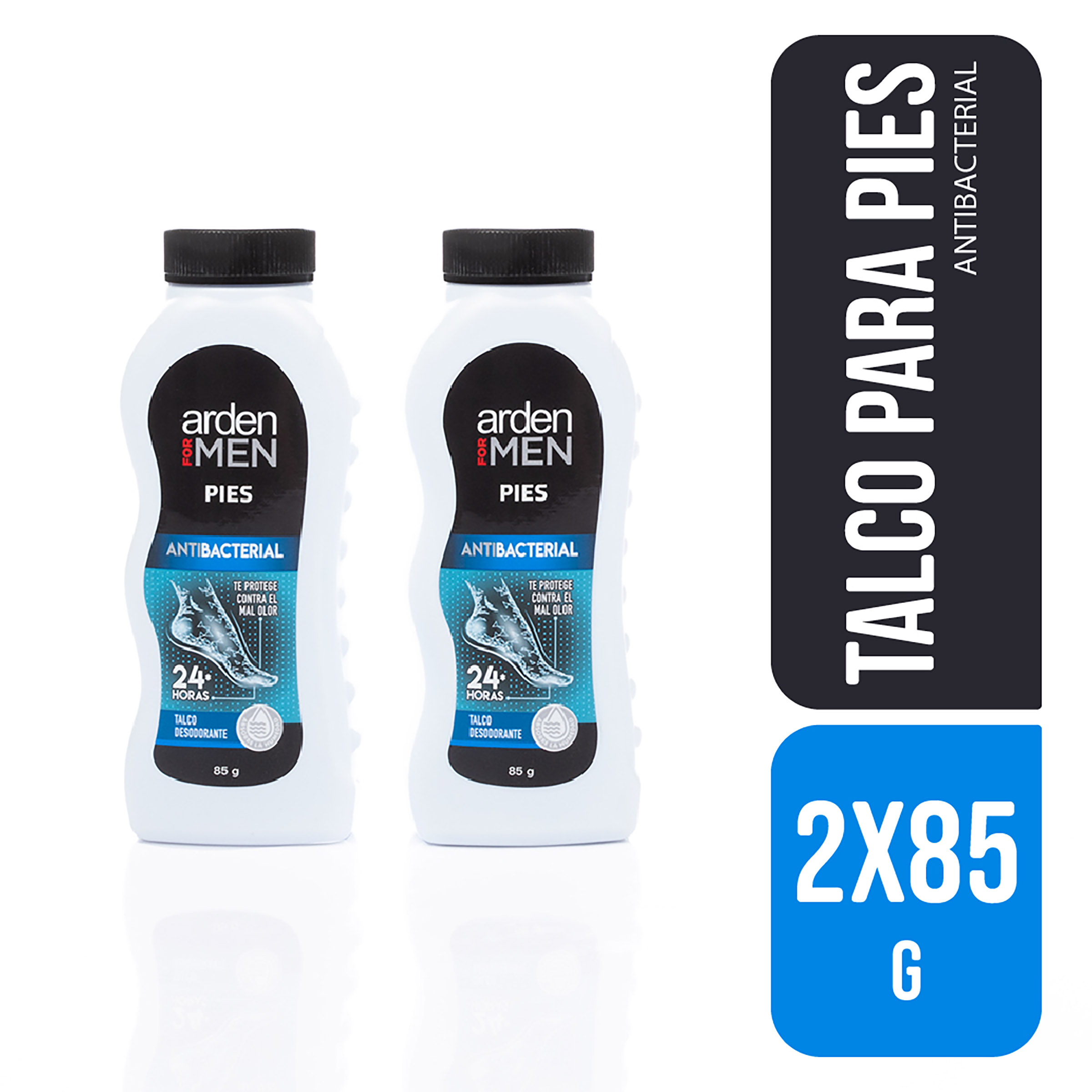 Talco Arden for Men 85 g – Pack 2 (PREBEL)