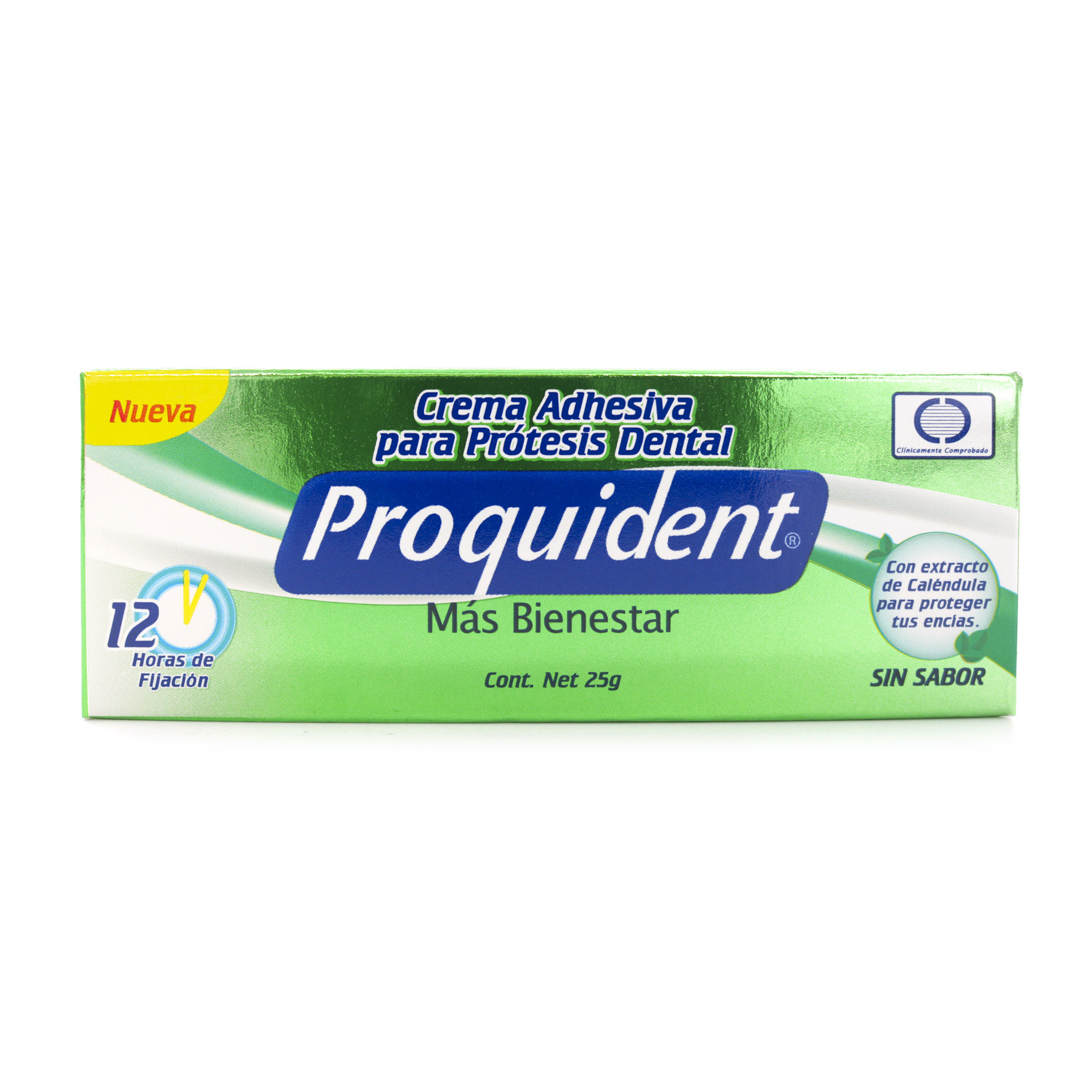 Crema adhesiva PROQUIDENT X25 sin sabor para prótesis dentales