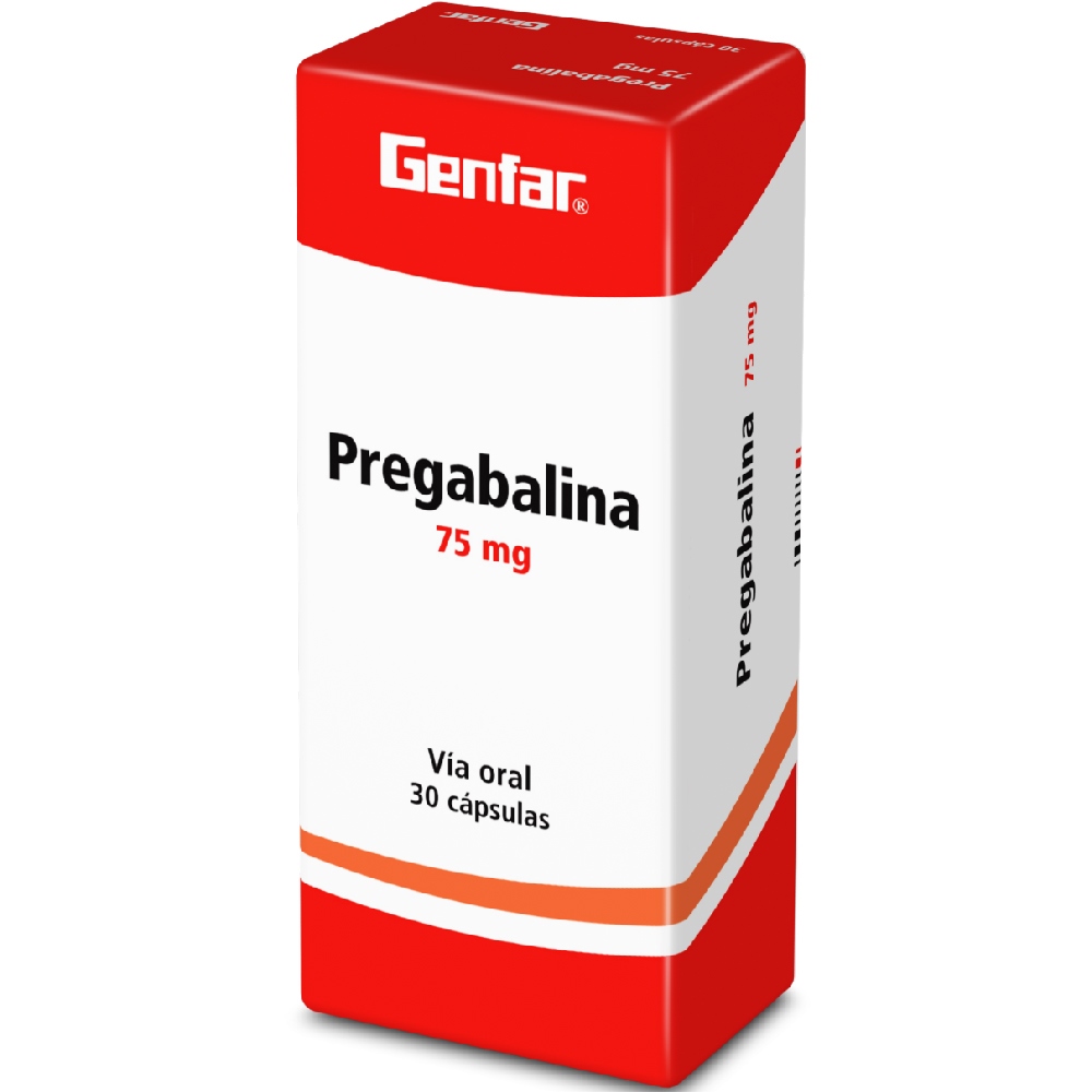 Pregabalina 75 mg - 30 cápsulas