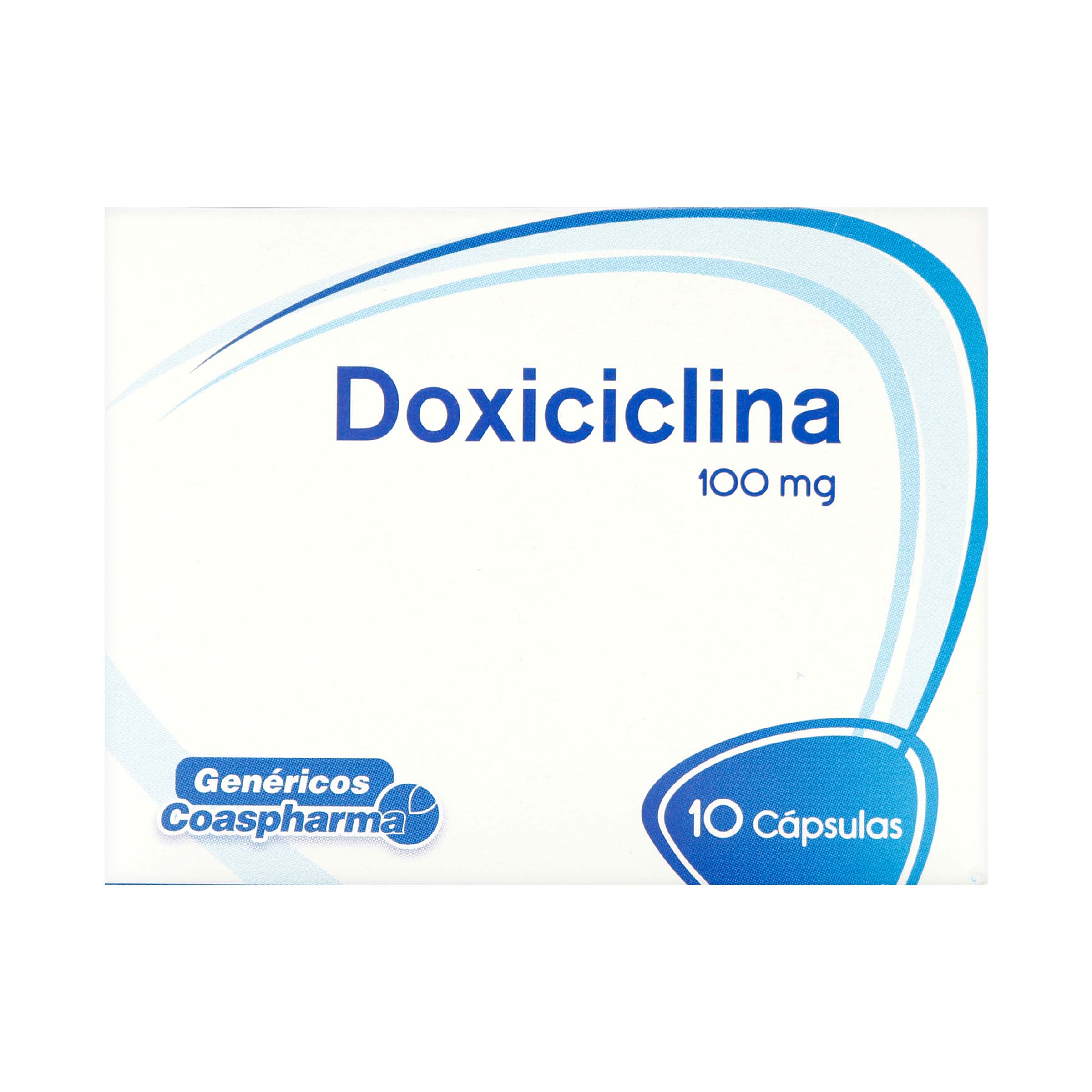 Doxiciclina 100 mg – 10 cápsulas COASPHARMA