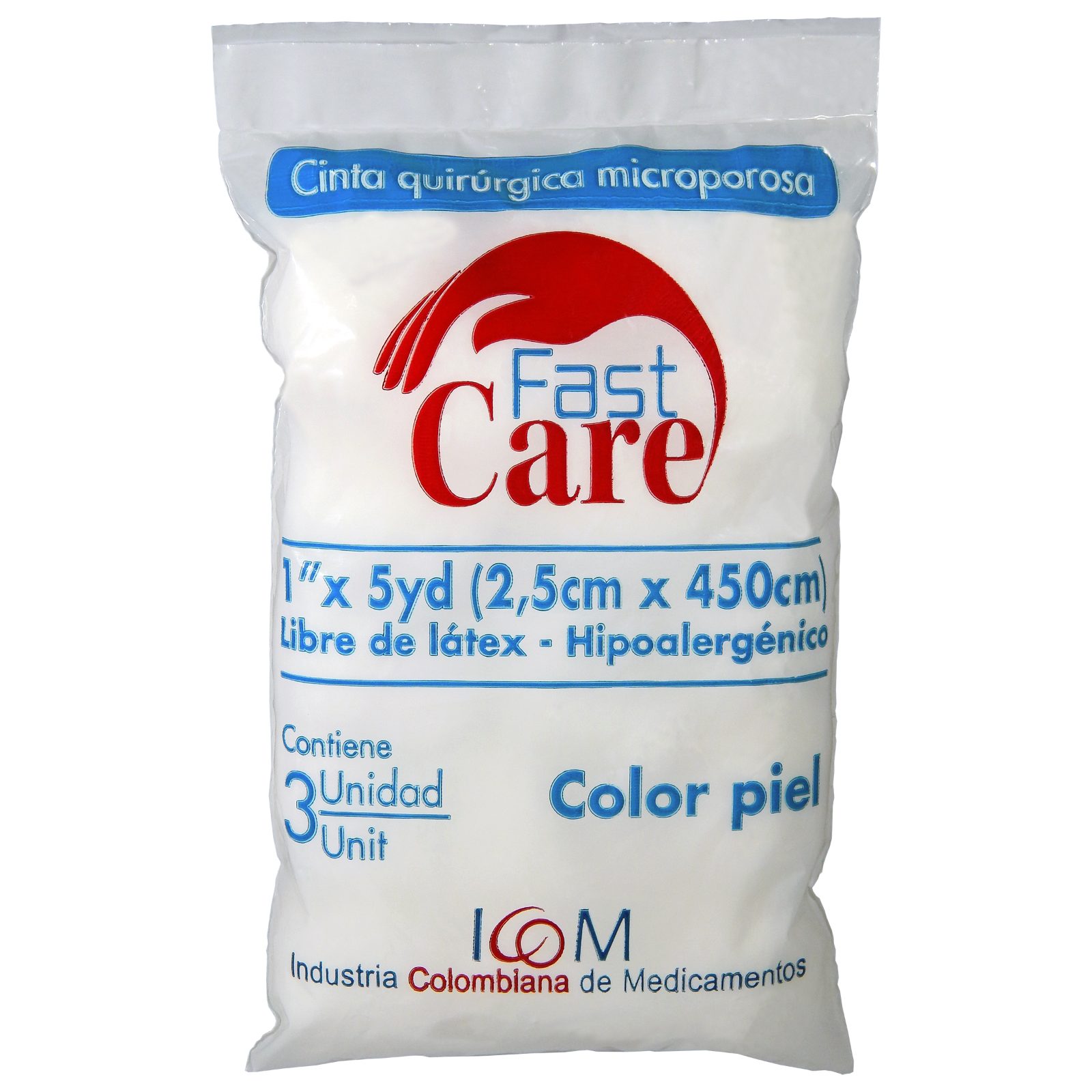 MicroPore C.Piel Fast Care – esparadrapos 3 uds