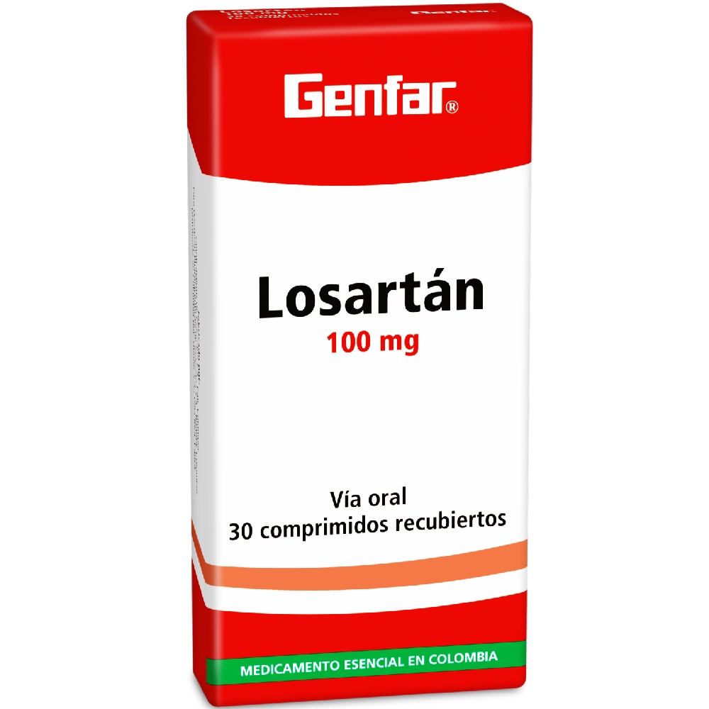 Losartan 100 mg – 30 comprimidos | GF Losartan