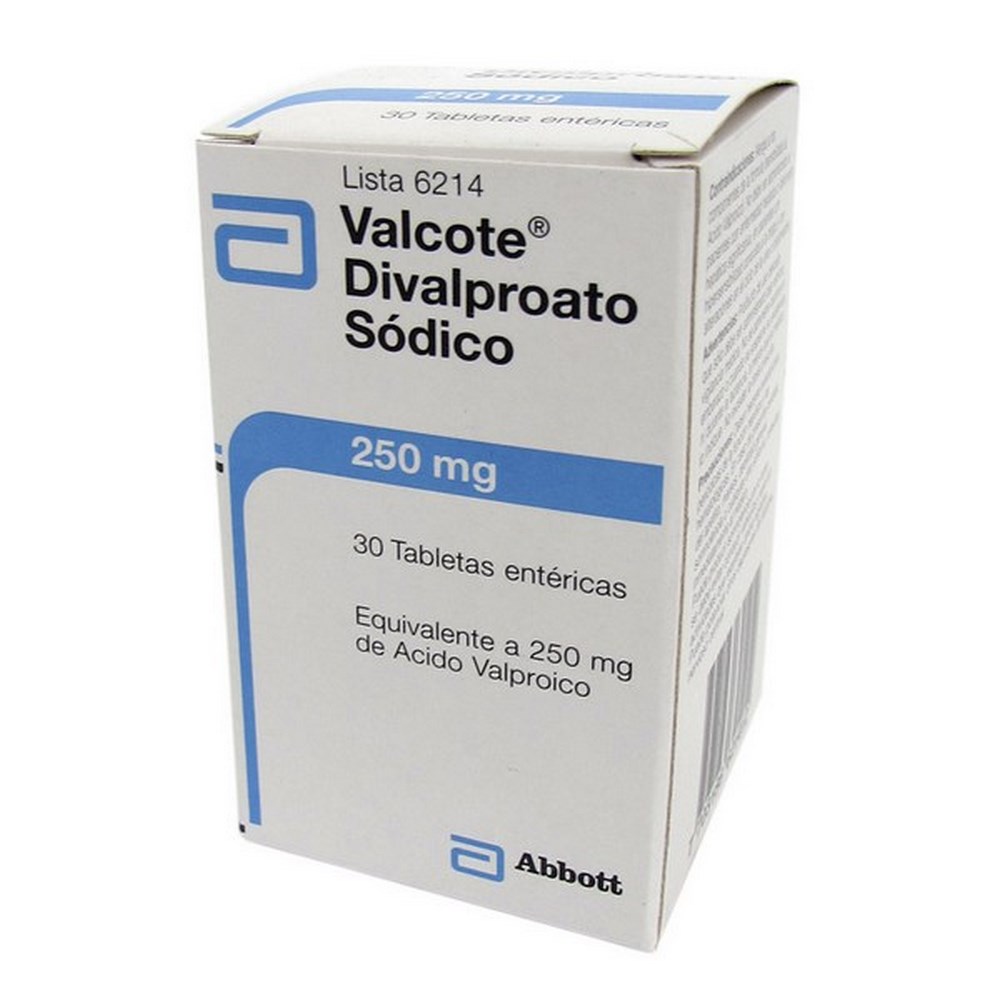 Valcote 250 mg – 30 tabletas | ácido valproico