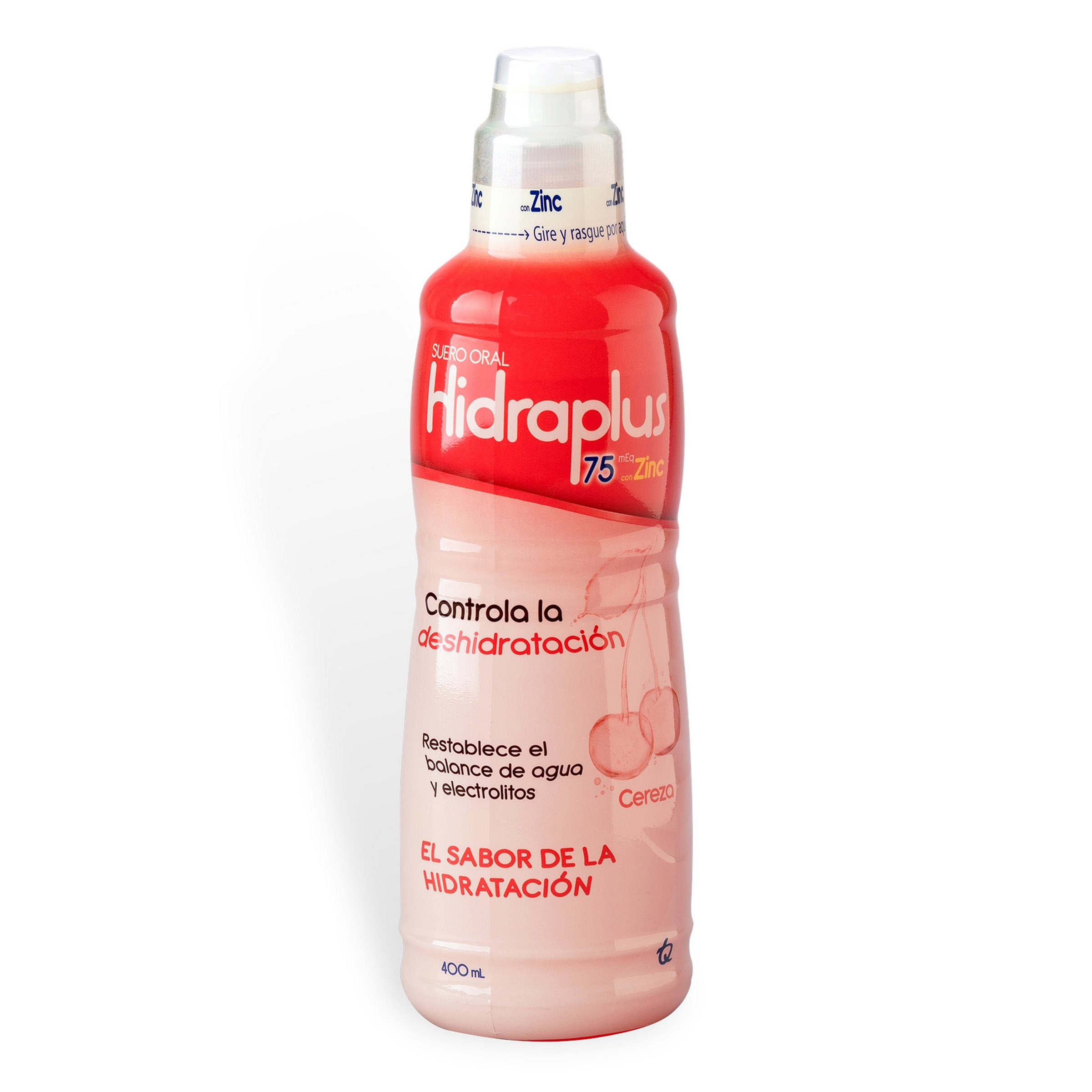 Hidriplus 75 Zinc Cereza – Solución 400 ml