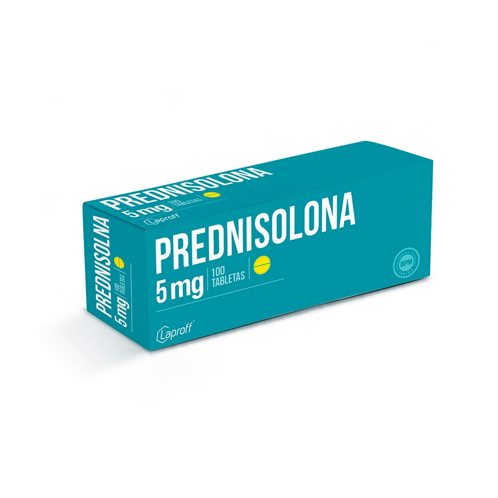 Prednisolona 5 mg – 100 tabletas