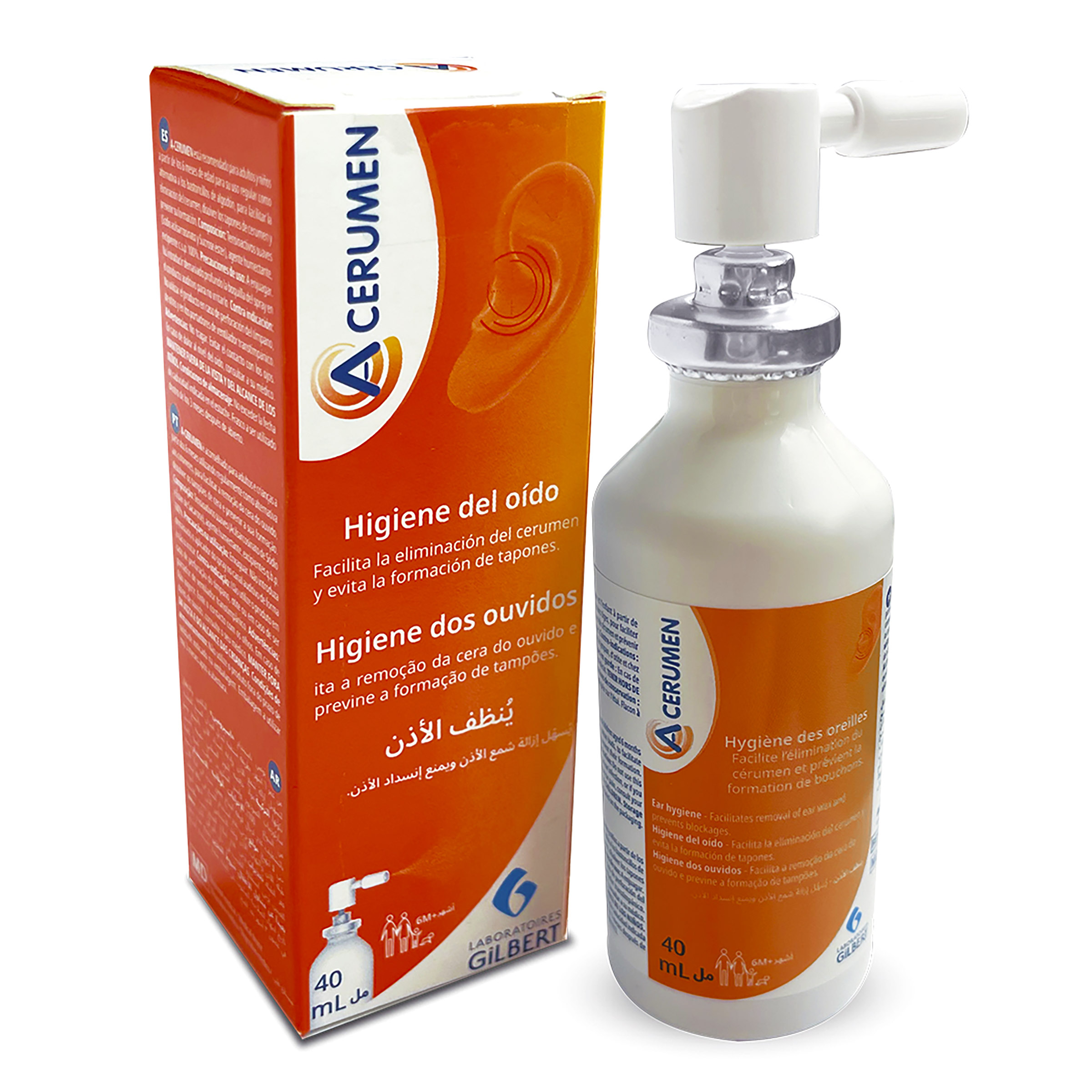 A-Cerumen Spray 40 ml - producto natural | AXON PHARMA COLOMBIA