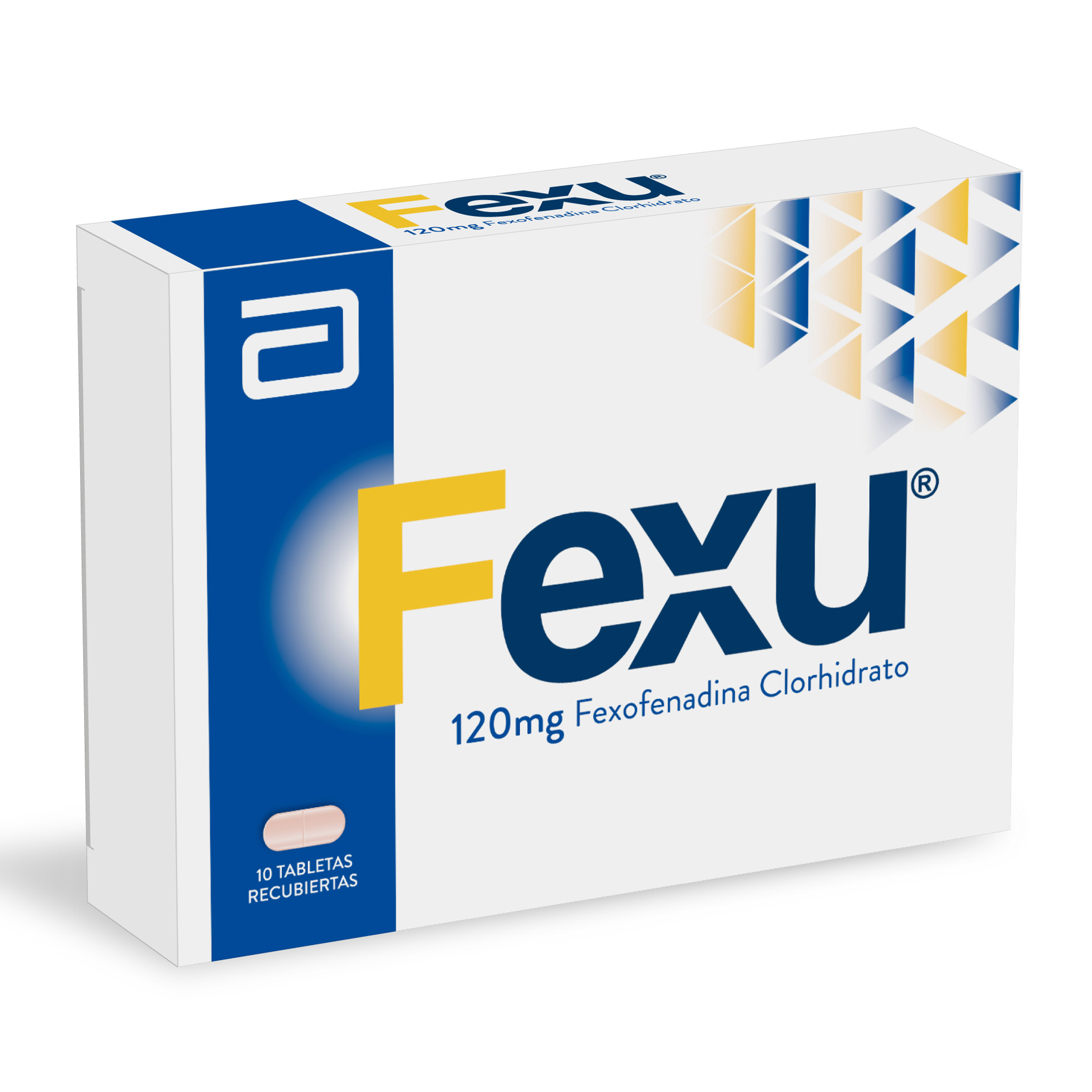 Fexofenadina 120 mg - 10 tabletas