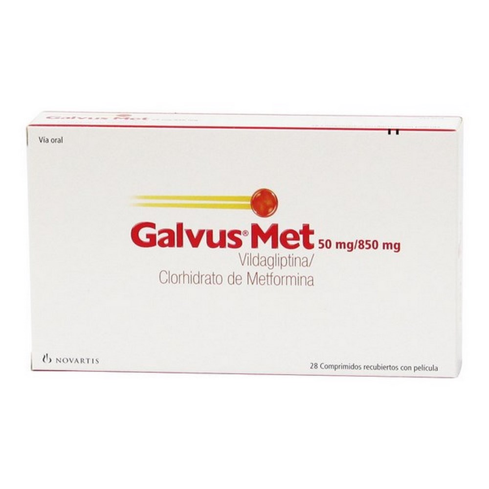 GALVUS MET 50 mg/850 mg – 28 comprimidos (vildagliptina/metformina) – LAB.SIEGFRIED S.A.