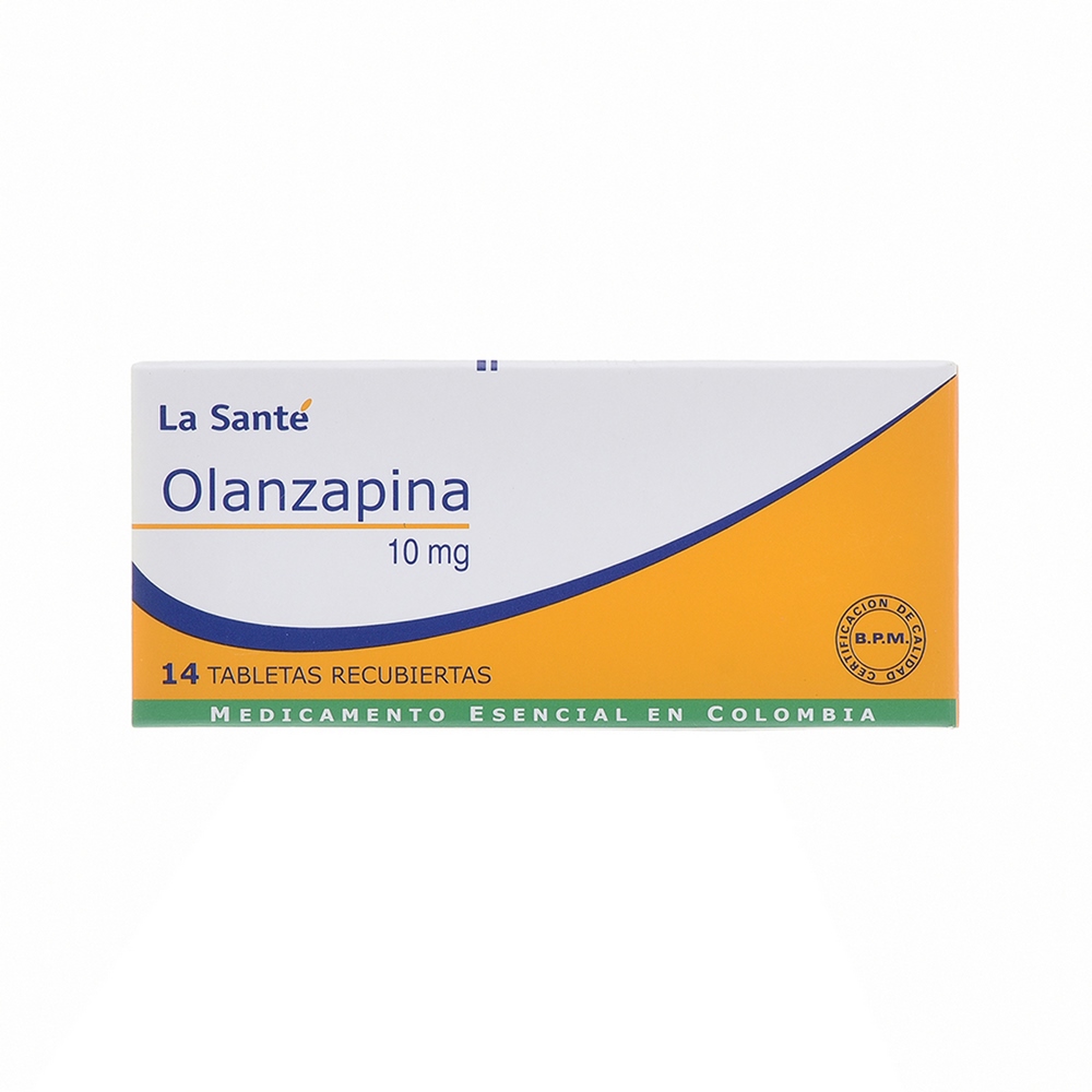 Olanzapina 10 mg, 14 tabletas – La Santé