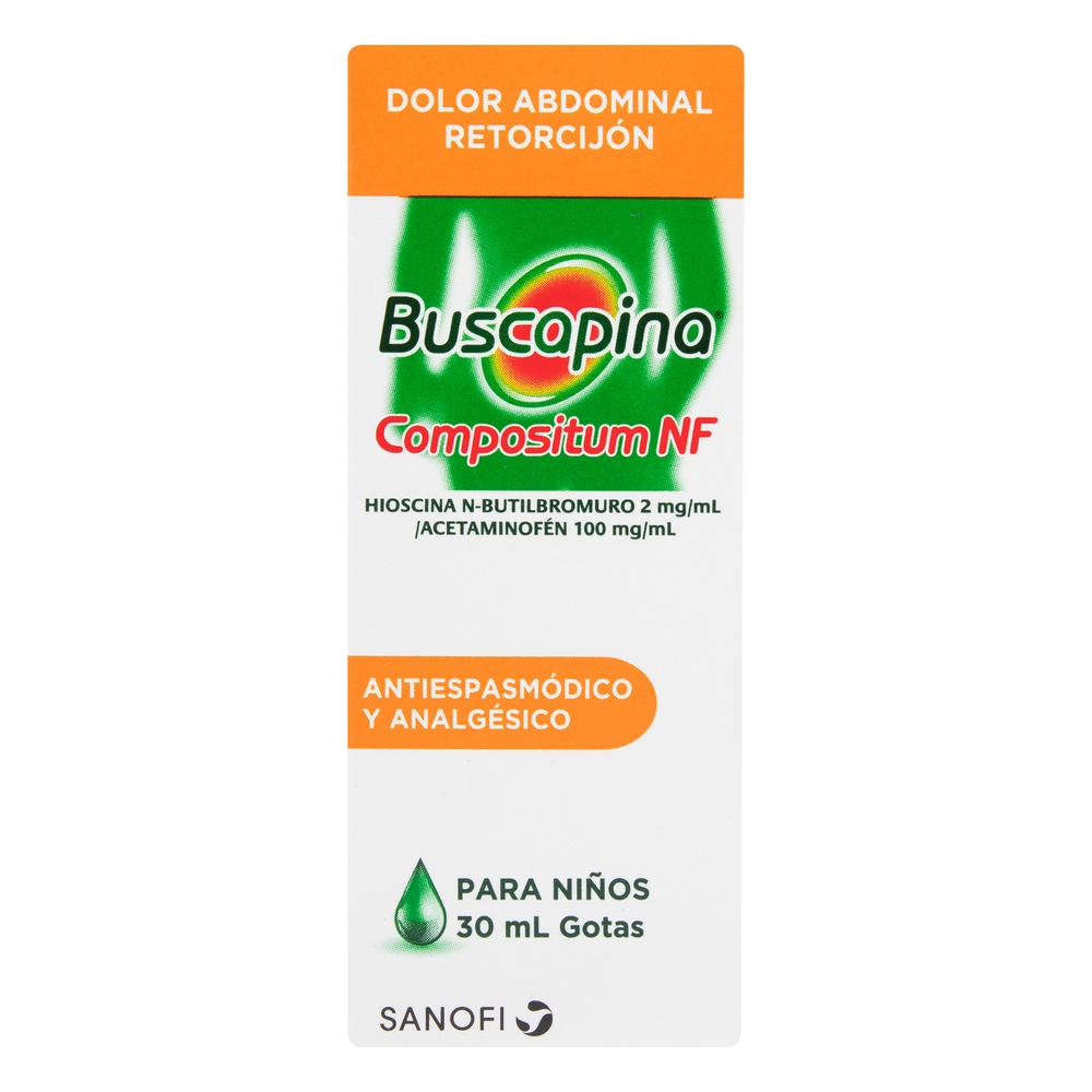 Buscapina NF Gotas 30 ml – Hioscina + Acetaminofén