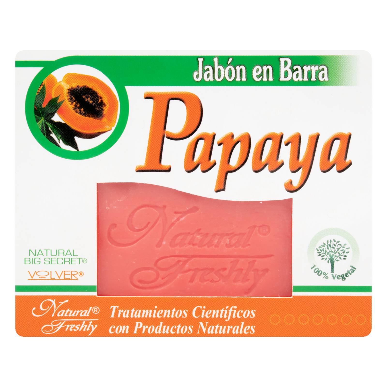 Jabón de Papaya Freshly 90 g – Barra