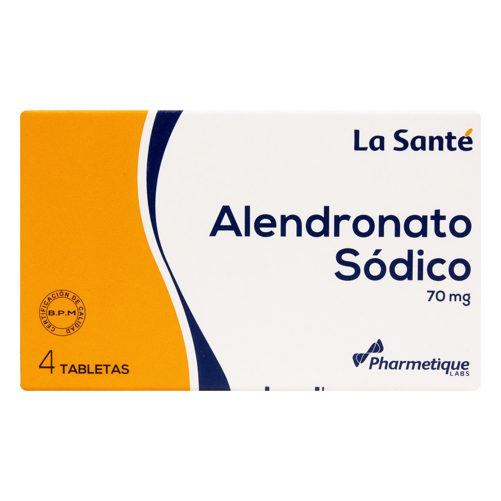 Alendronato sodico 70 mg – 4 tabletas