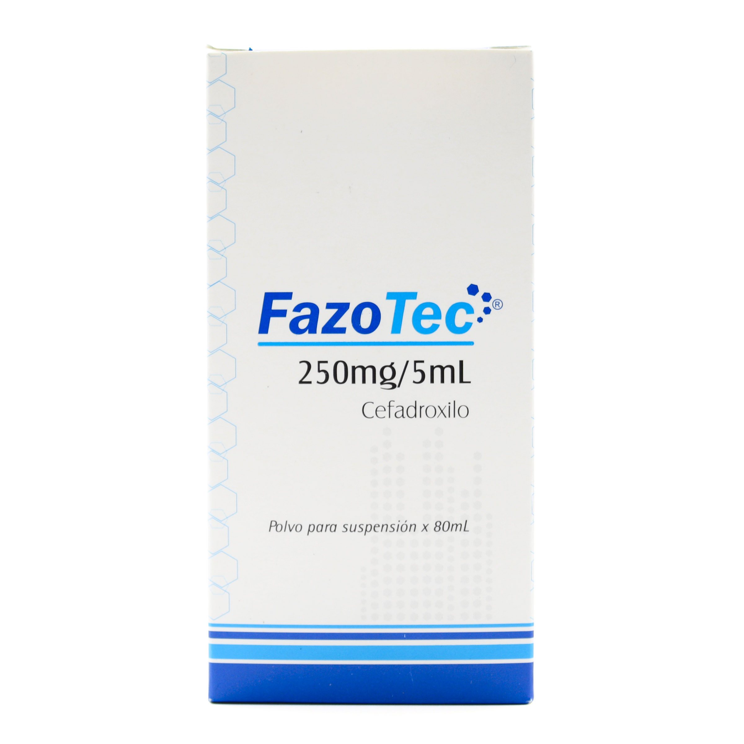 Fazotec 250 mg cefadroxilo suspensión 80 ml