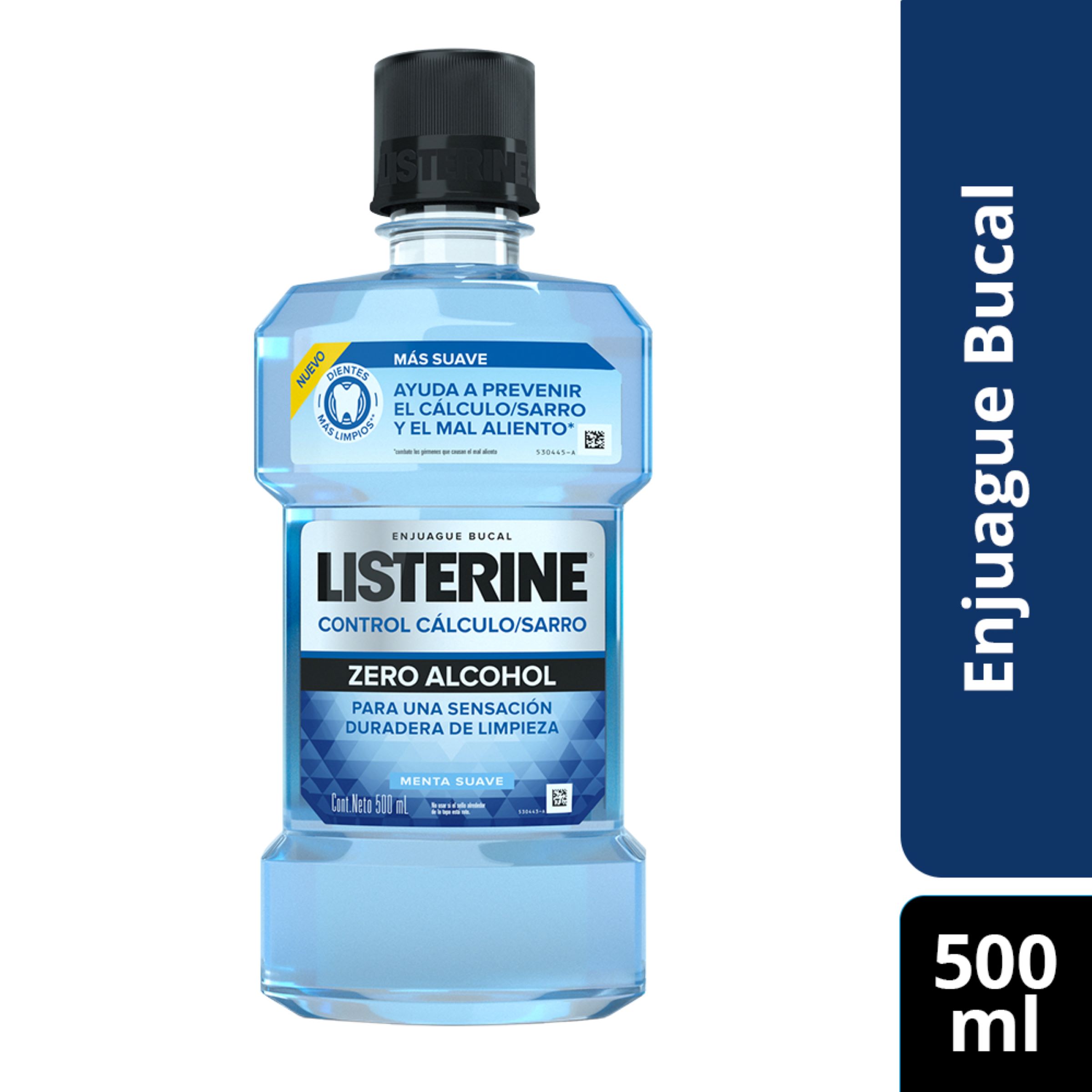 Listerine Control Cálculo Zero 500 ml - Enjuague Bucal