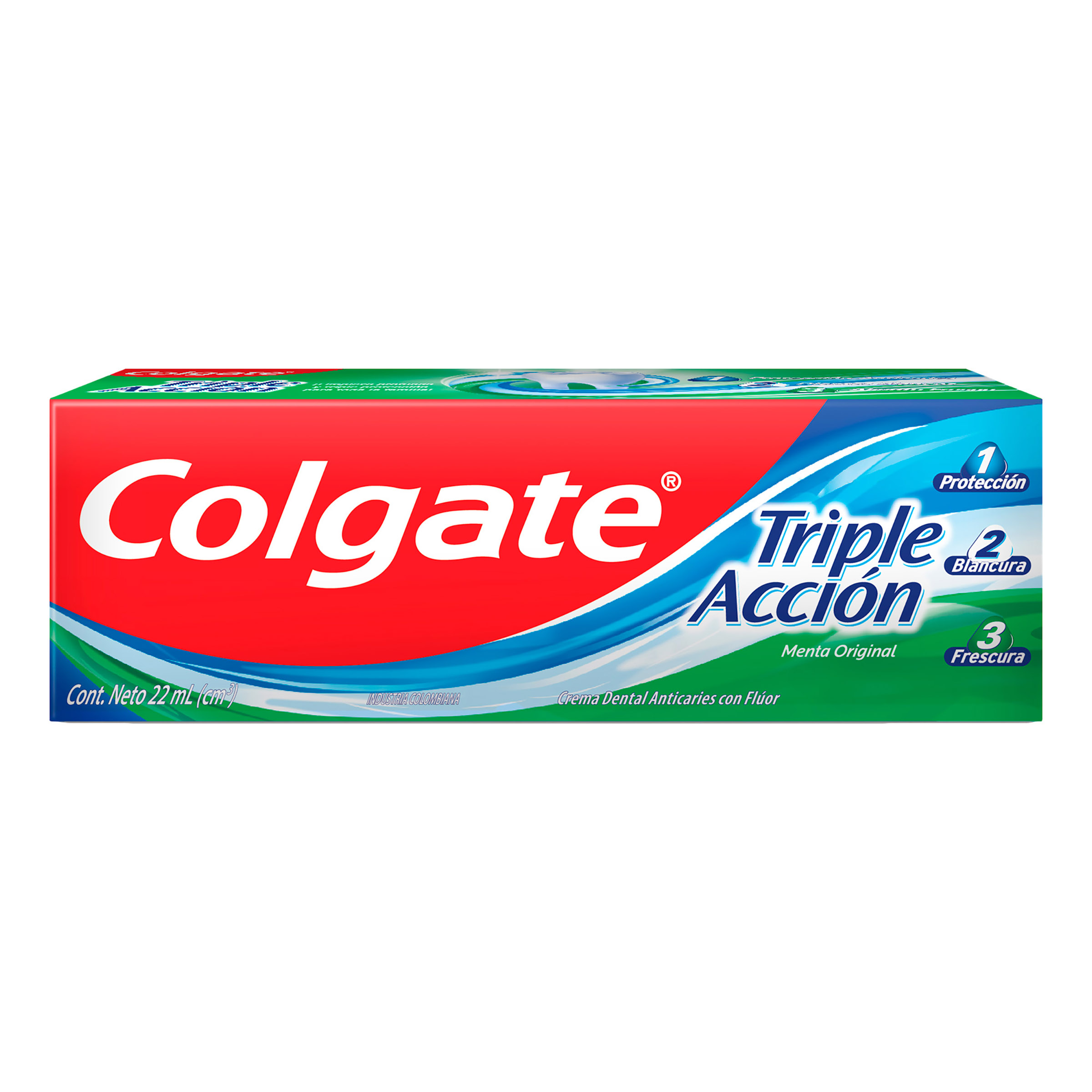 Pasta Dental Colgate Tri-Acción 22 g – Pack 12