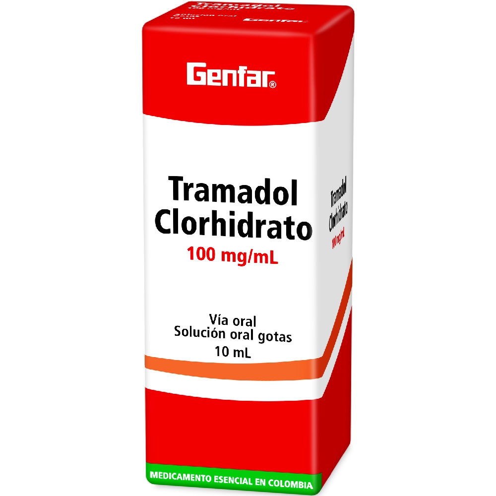 Tramadol 100 mg – gotas 10 mL | Genfar