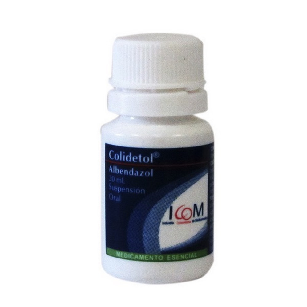 COLIDETOL Suspensión Albendazol 400 mg - 20 mL | ICOM