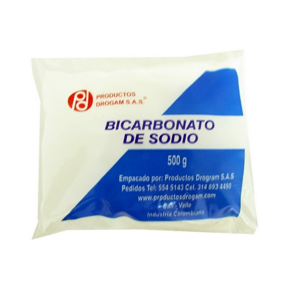 Bicarbonato de sodio 500 g Drogam