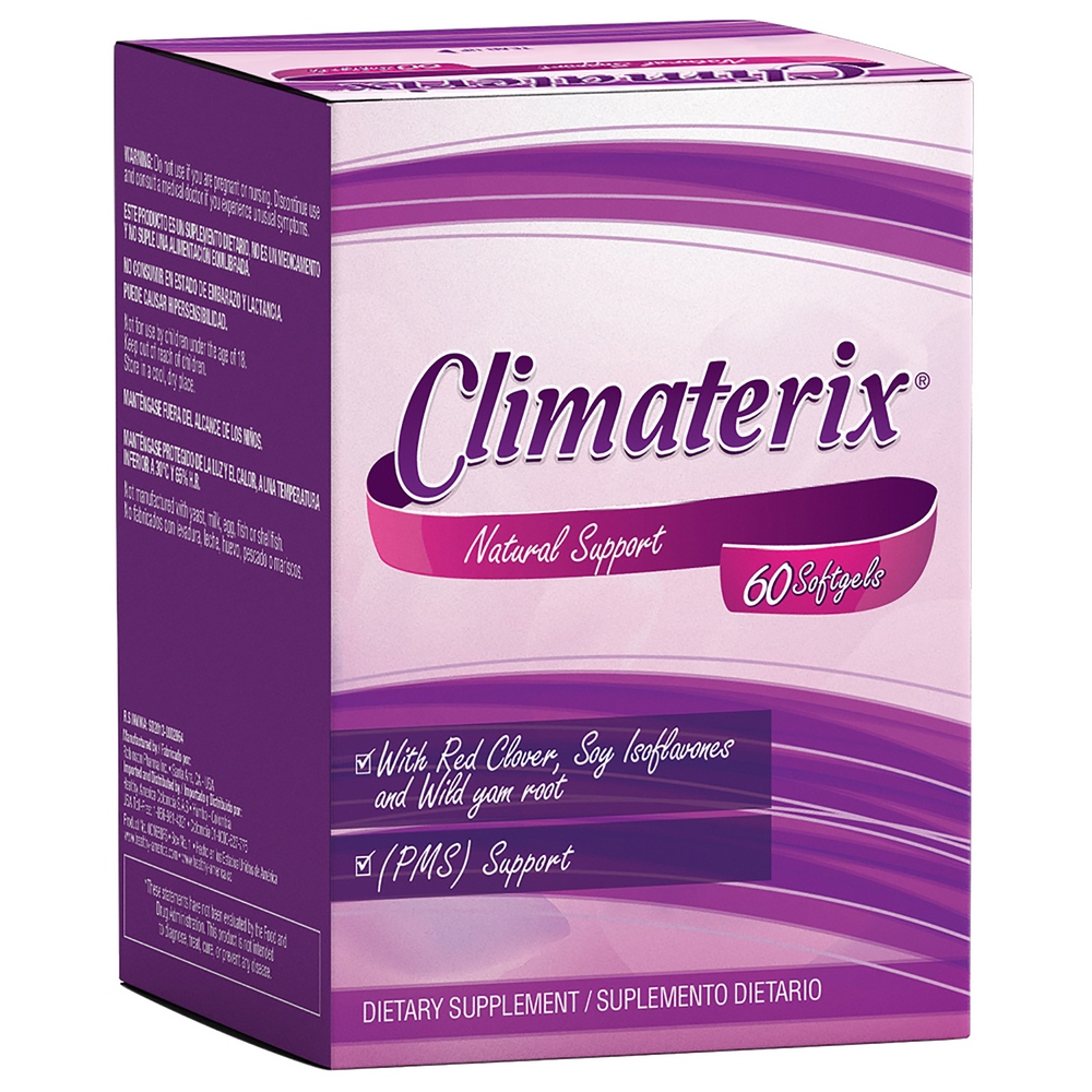 Climaterix Isoflavonas Natural – 60 softgels