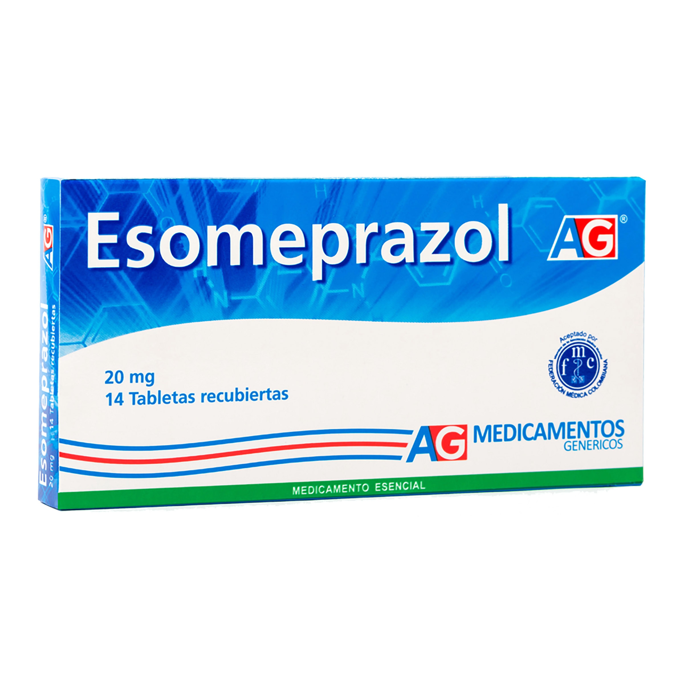 Esomeprazol 20 mg – 14 tabletas AG
