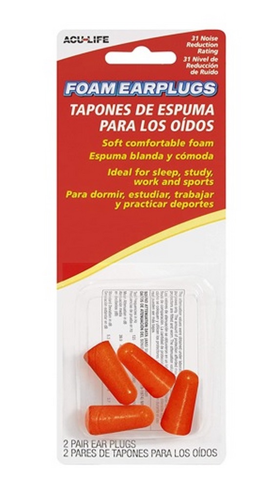 Tapones de espuma para oídos (2 pares) – Medical Urb