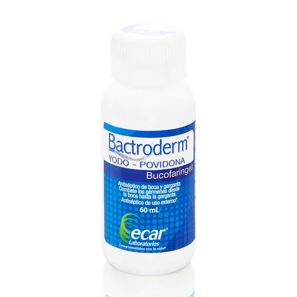 Yodopovidona Bucal/Faringea 60 mL - BACTRODERM