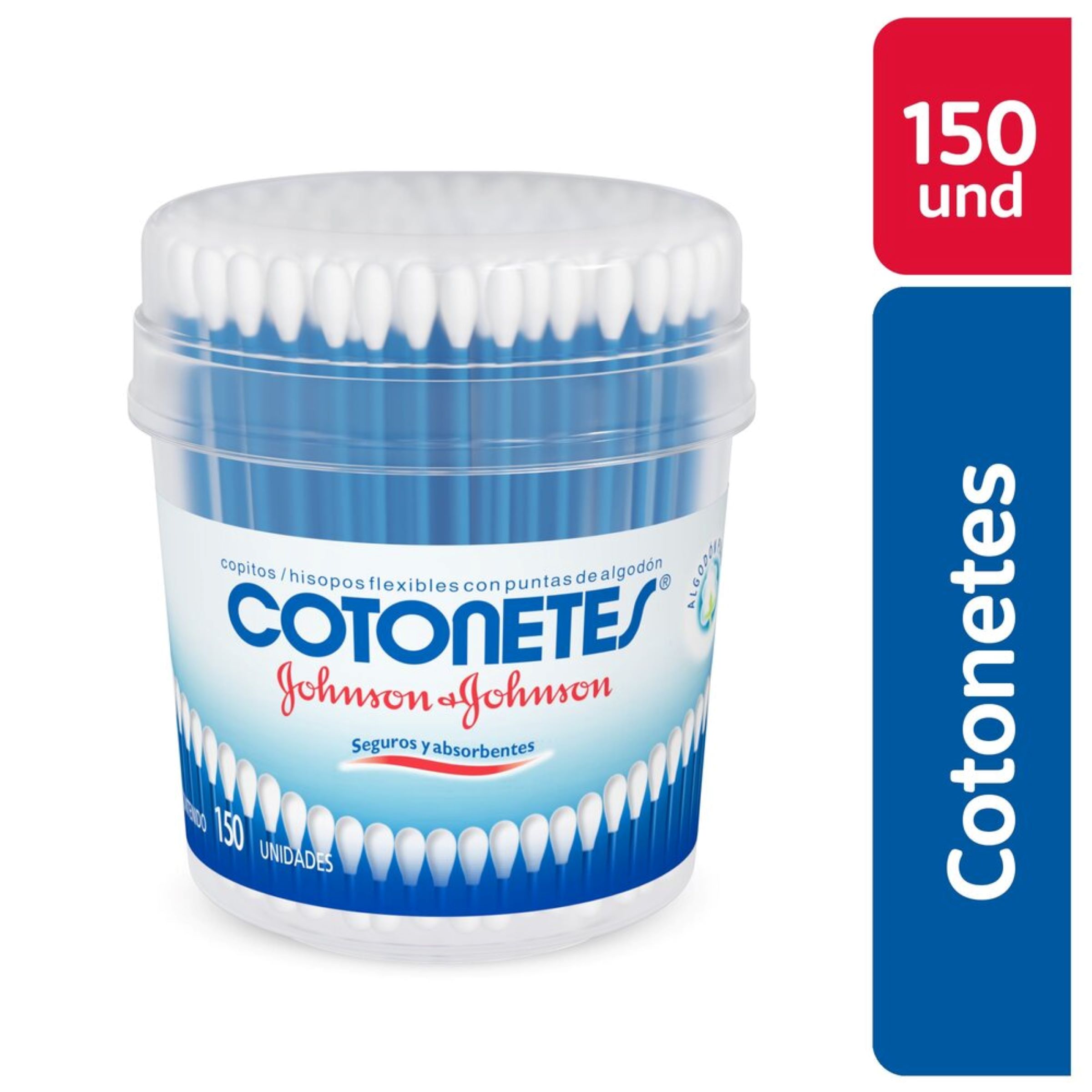 Copitos de algodón JJ 150 uds - Johnson & Johnson