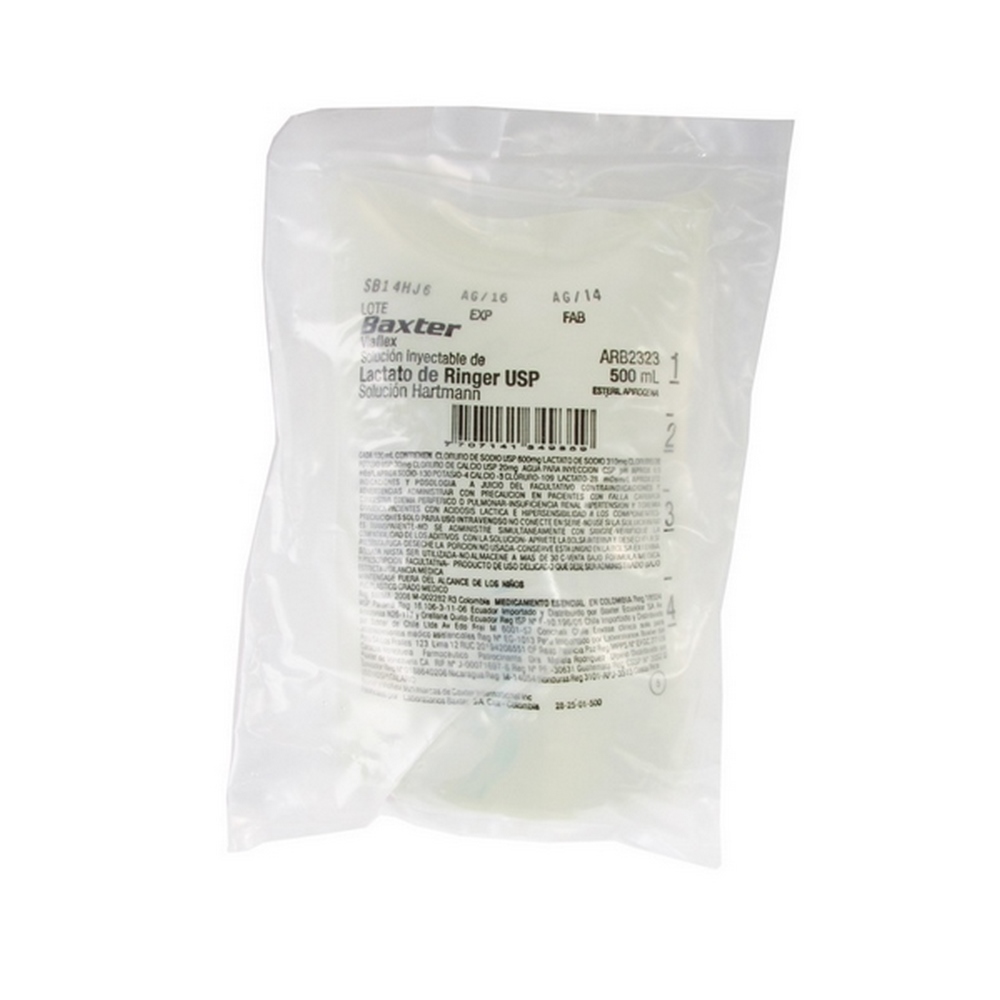 Solución lactato de Ringer 500 ml – Baxter