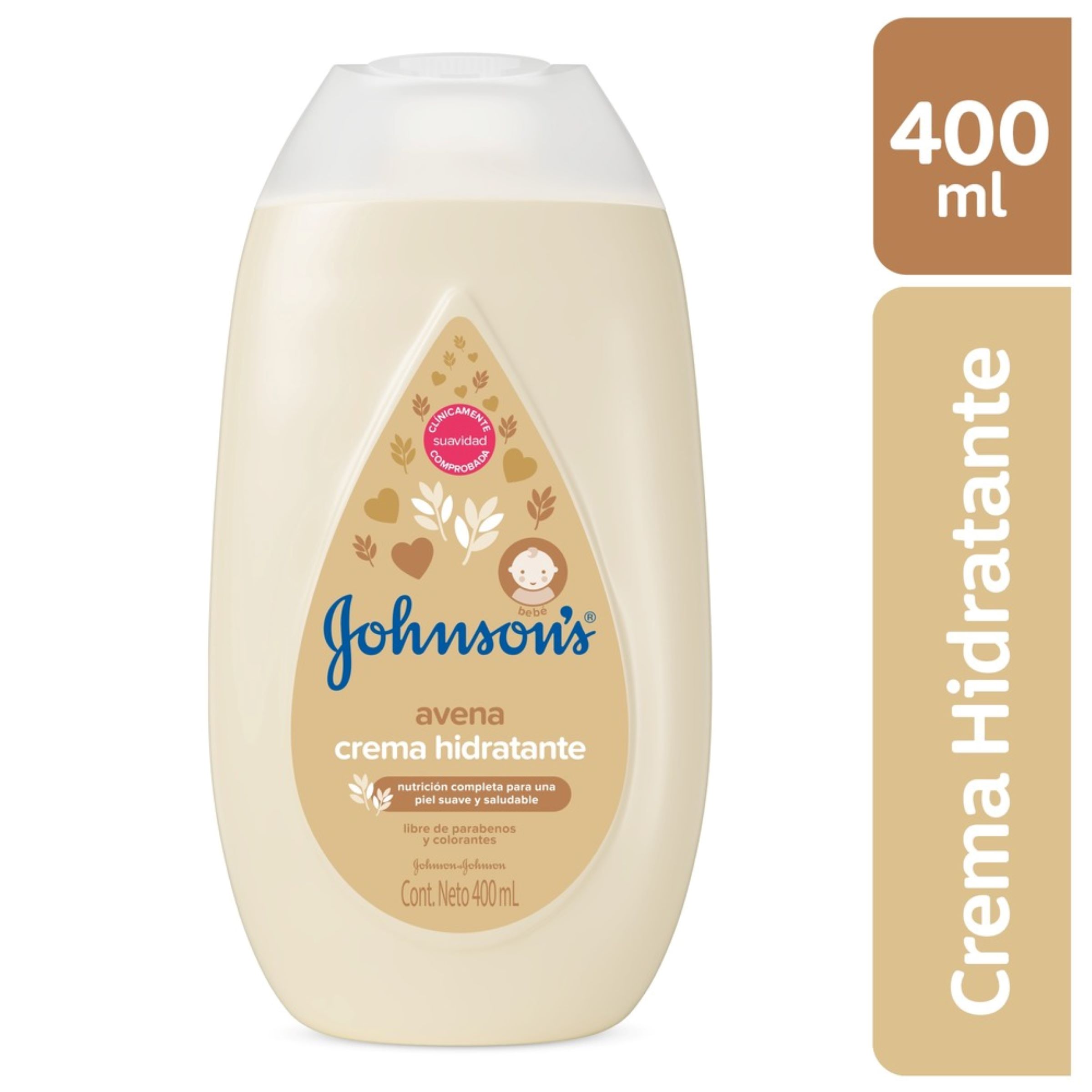 Crema JJ Baby Avena 400 ml