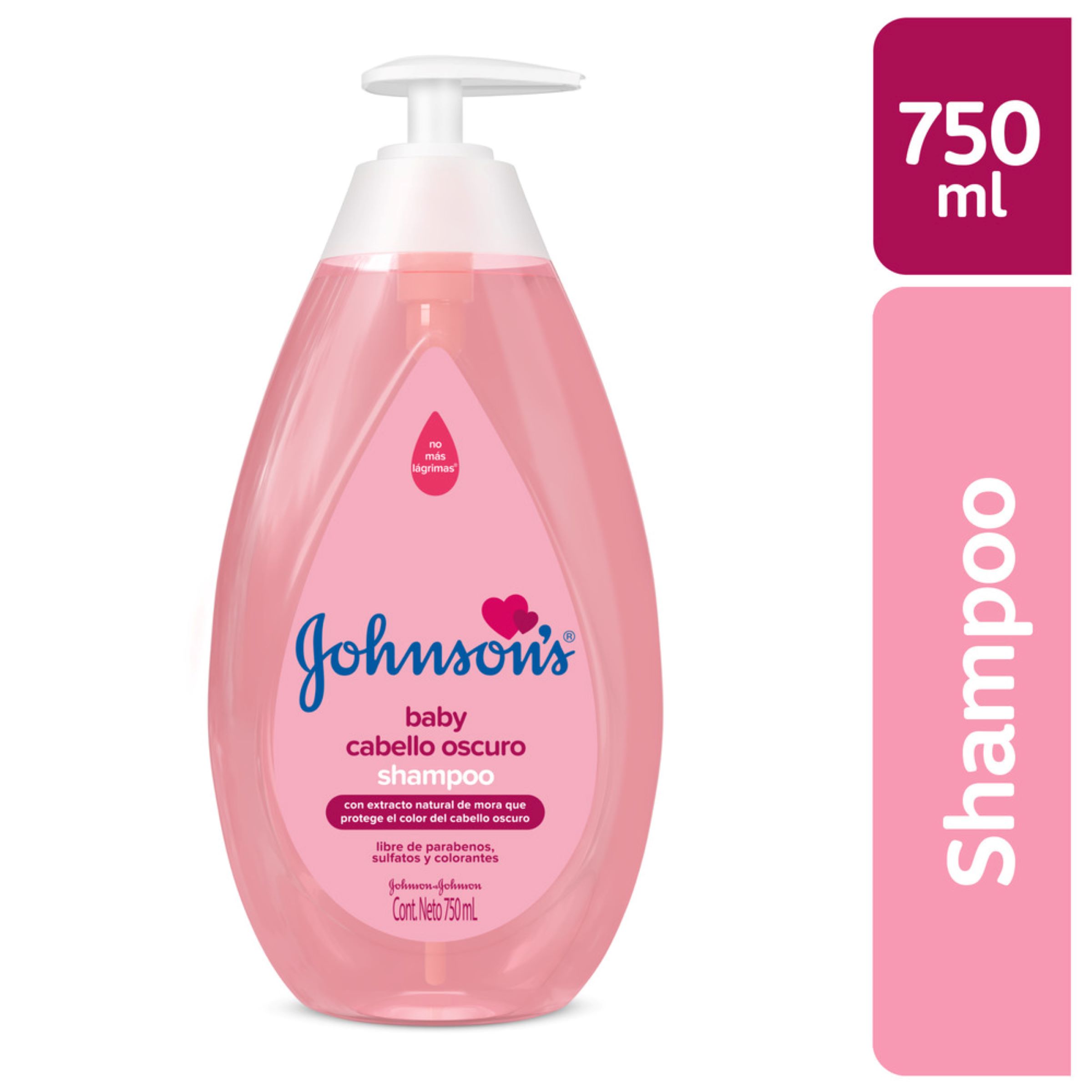 Champú bebé cabello oscuro 750 ml – Johnson & Johnson Colombia