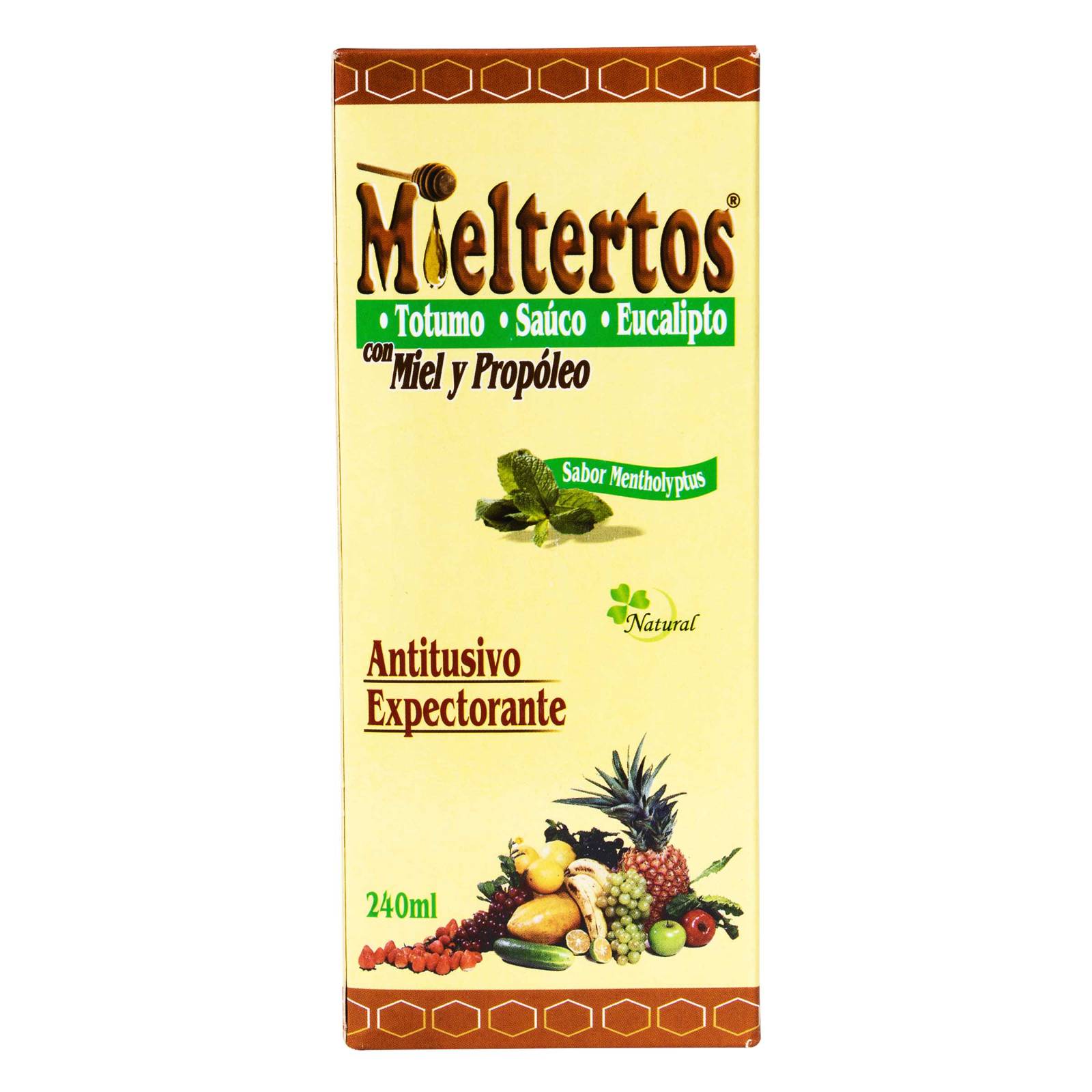 Mieltertos jarabe 240 ml (propóleo y vitamina C)